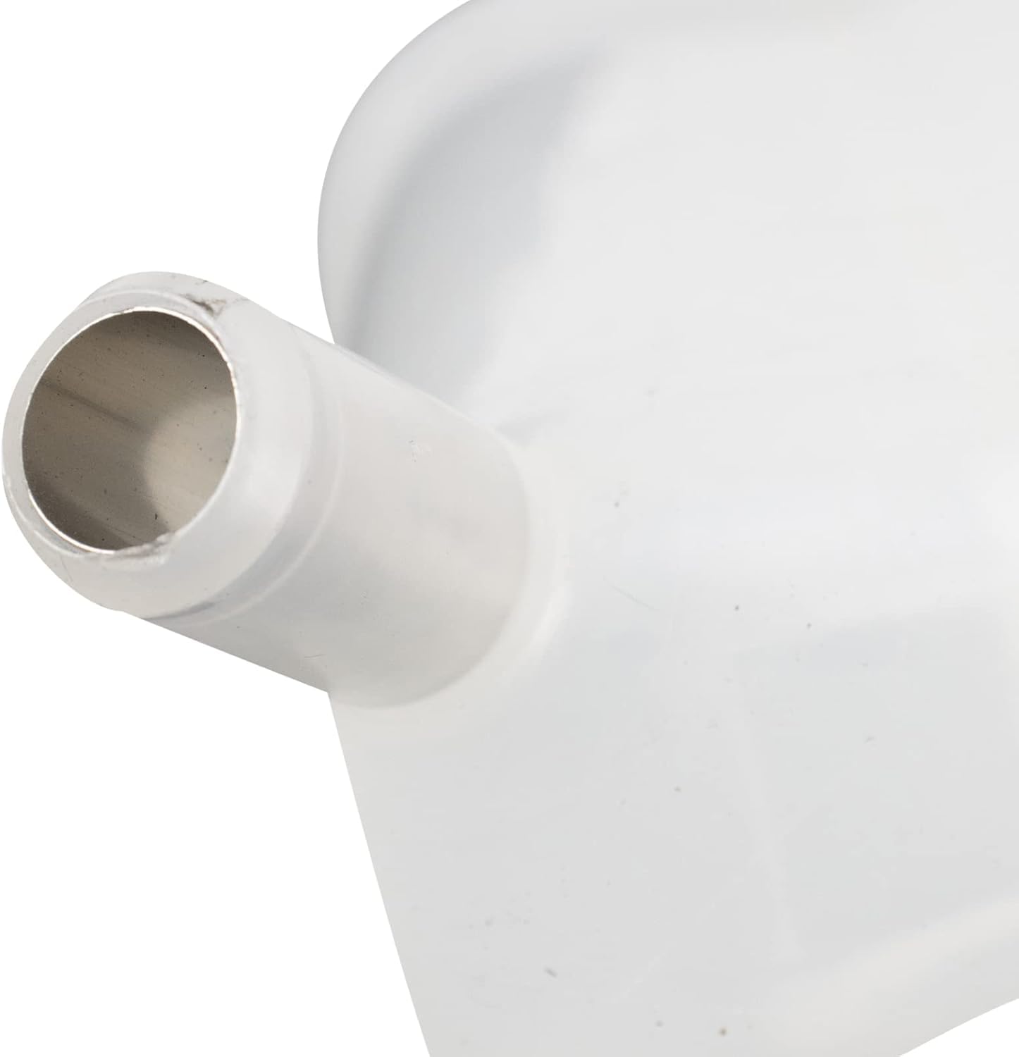 Replacement Coolant Recovery Tank with Cap for 2015-2020 Dodge Charger Challenger 6.4L V8 - White Textured Plastic (Part# CH3014157, 68237637AA) - Durable Engine Cooling System Solution for High-Performance Vehicles