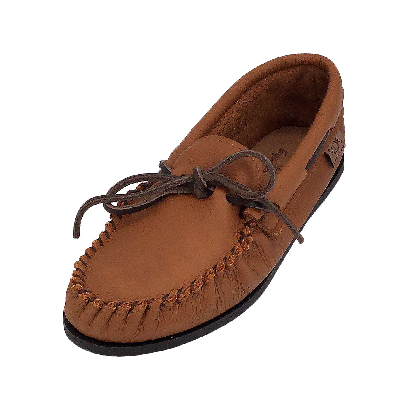 Women's Comfortable Rubber Sole Elk Hide Leather Moccasins - Soft & Durable Slip-On Shoes for Indoor/Outdoor Wear, Walking & Casual Style