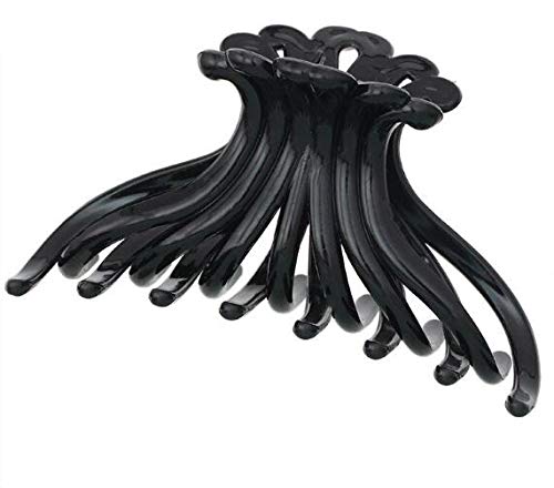 WOIWO 2PCS 10.5cm Hair Clips - Chrysanthemum Claw Hairpins for Women's Hairstyles