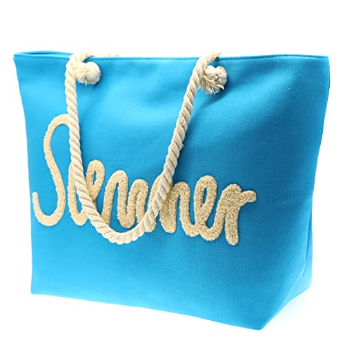 Blue Beach Bags