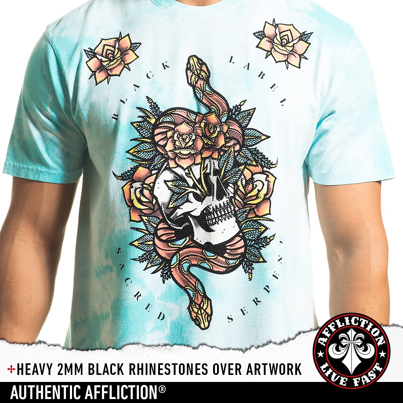 Affliction Men's Graphic T-Shirts | Core Classic Cotton Tees for Casual Wear & Street Style | Perfect for Everyday Outfits, Concerts, and Gym