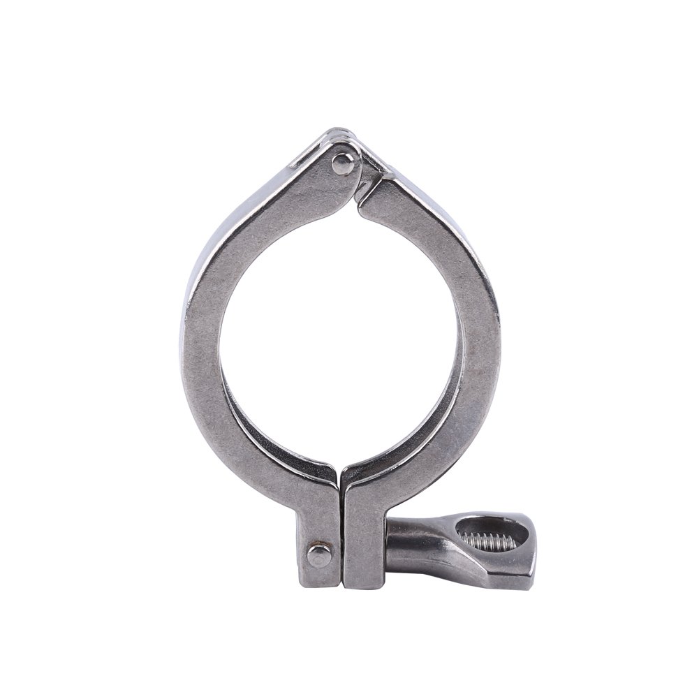 304 Stainless Steel Single Pin Triple Clamp with Butterfly Nut for TC 1.5