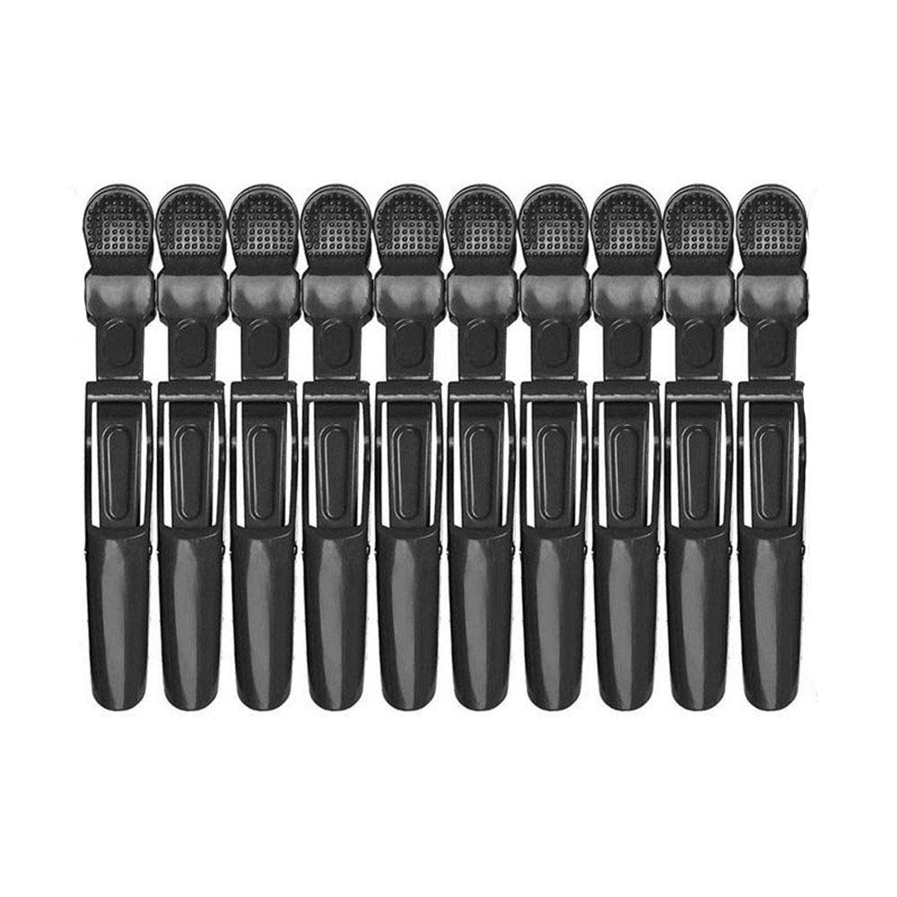 10pcs Non-Slip Crocodile Hair Clips for Thick Hair - Wide Tooth Hairdressing Sectioning Clamps for Salon & Home Use - Perfect for Styling, Braiding, and Hair Coloring (Women & Professional Stylists)