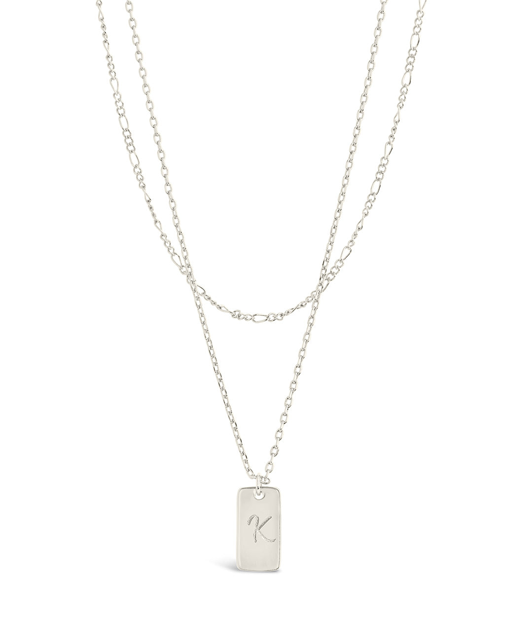 Layered Chain Necklace for Women - Initial Pendant Necklace, Dainty Gold & Silver Jewelry Gift for Her - Perfect for Everyday Wear, Date Night & Special Occasions