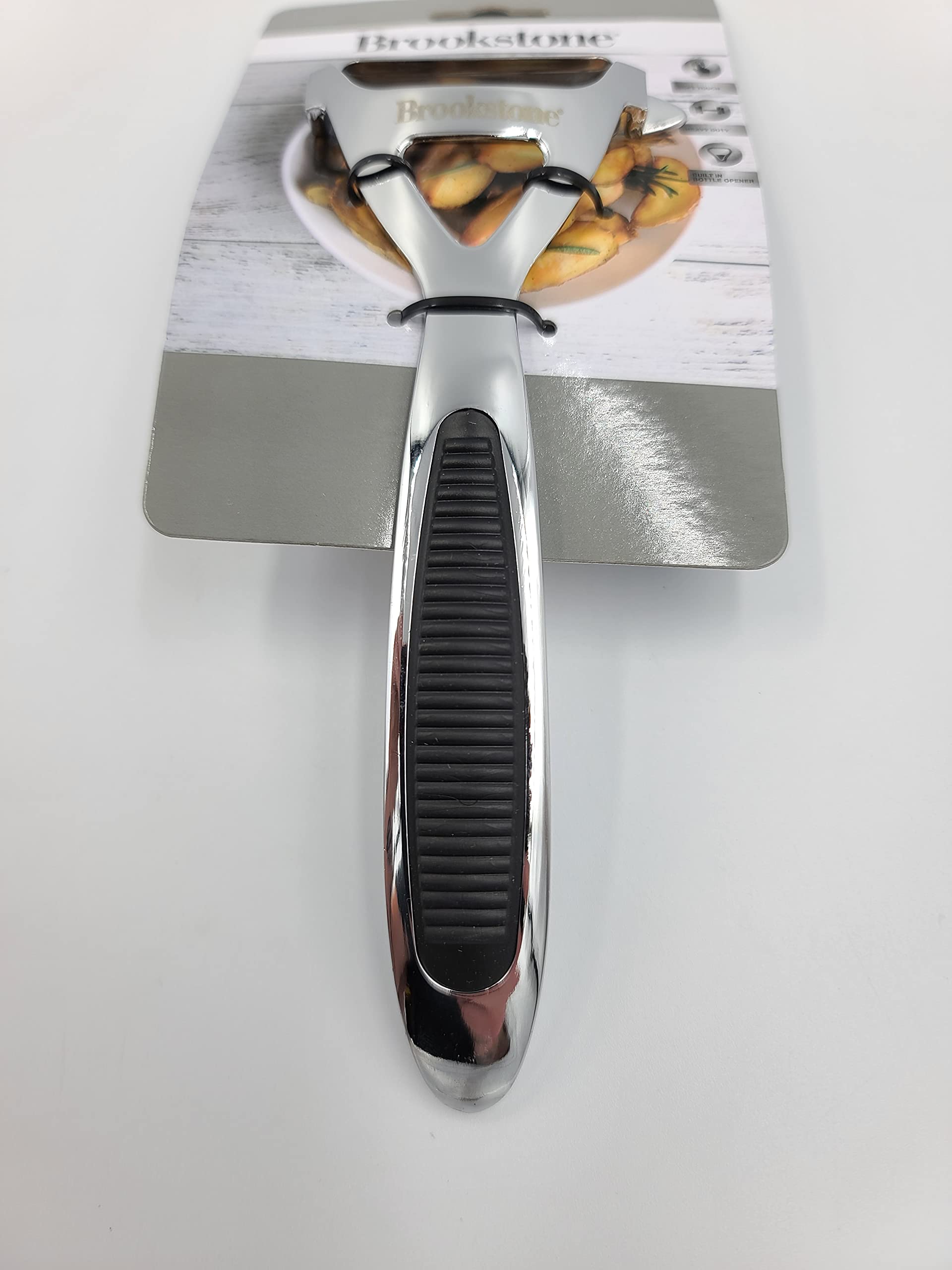 Premium Stainless Steel Potato Peeler & Bottle Opener - Durable Kitchen Tool for Peeling Vegetables & Opening Beverages - Perfect for Cooking, Camping & Home Use