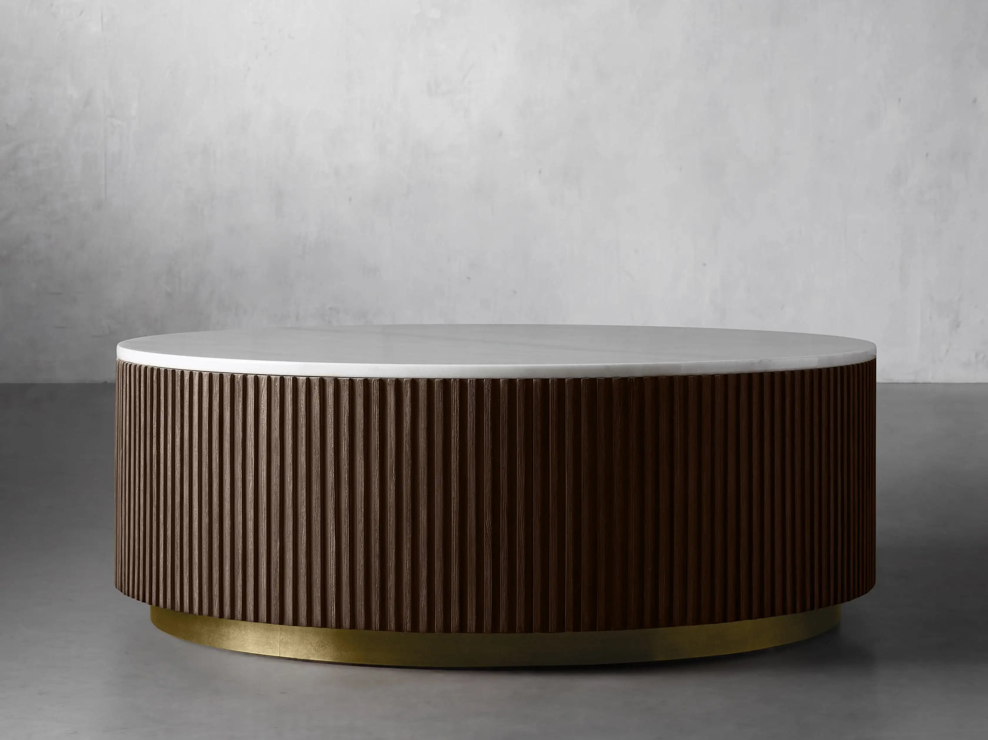 Modern Round Coffee Table - Stylish & Durable Living Room Centerpiece for Home Decor | Perfect for Small Spaces, Apartments & Cozy Gatherings