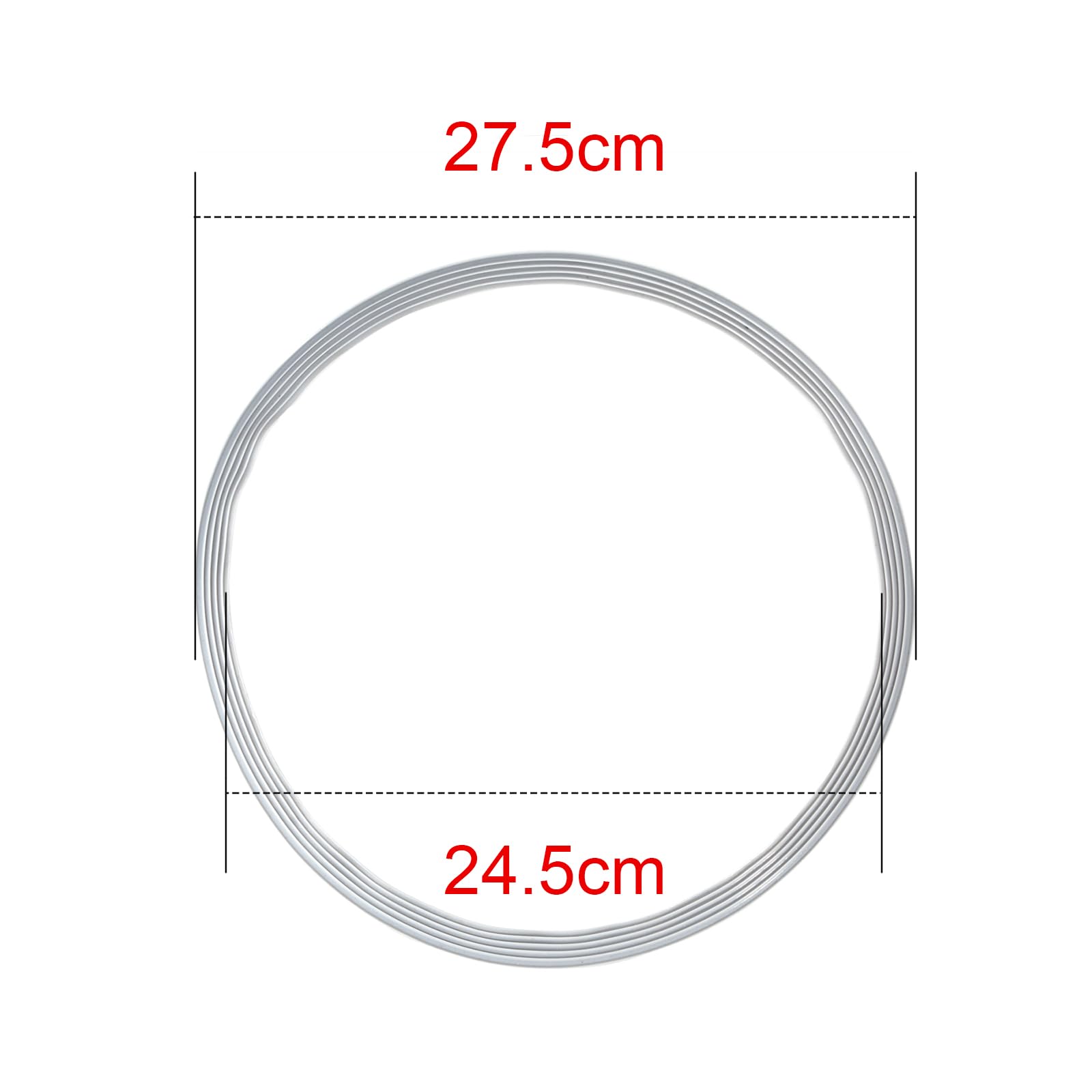 JCH/JQ/JY/JC-Series Autoclave Sterilizer Sealing Ring Rubber Door Gasket (18L/23L Size) - Replacement Gasket for Lab Equipment, Medical Sterilization, Dental Clinic Use