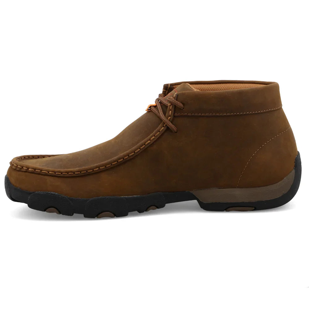 Men's Work Chukka Driving Moc Shoes - Comfortable & Stylish Casual Boots for Work & Everyday Wear | Perfect for Office, Driving & Outdoor Activities