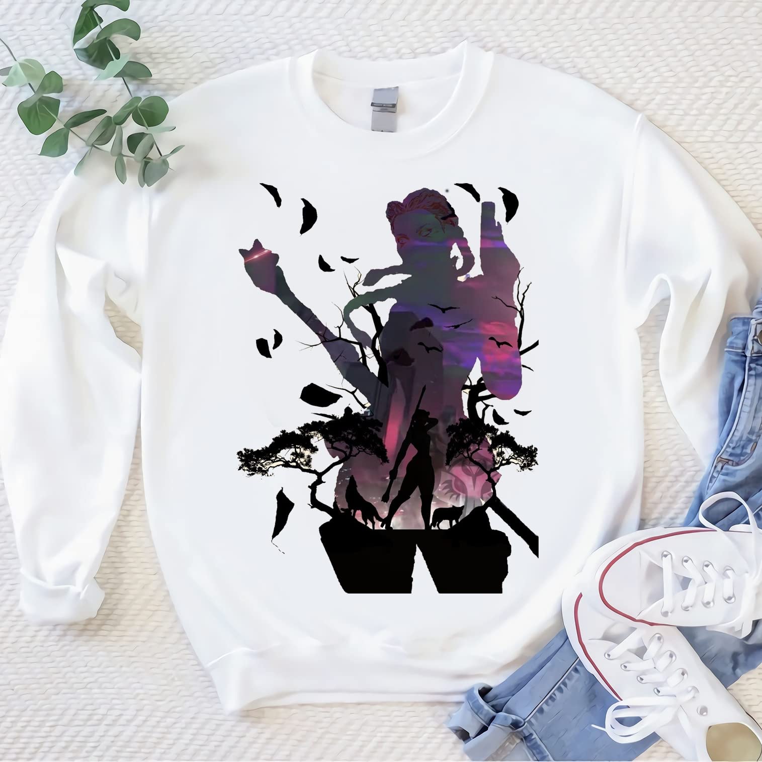 Apex Legends Loba Graphic Sweatshirt - Holospray Design Gamer Hoodie for Fans | Perfect for Cosplay, Gaming & Casual Wear