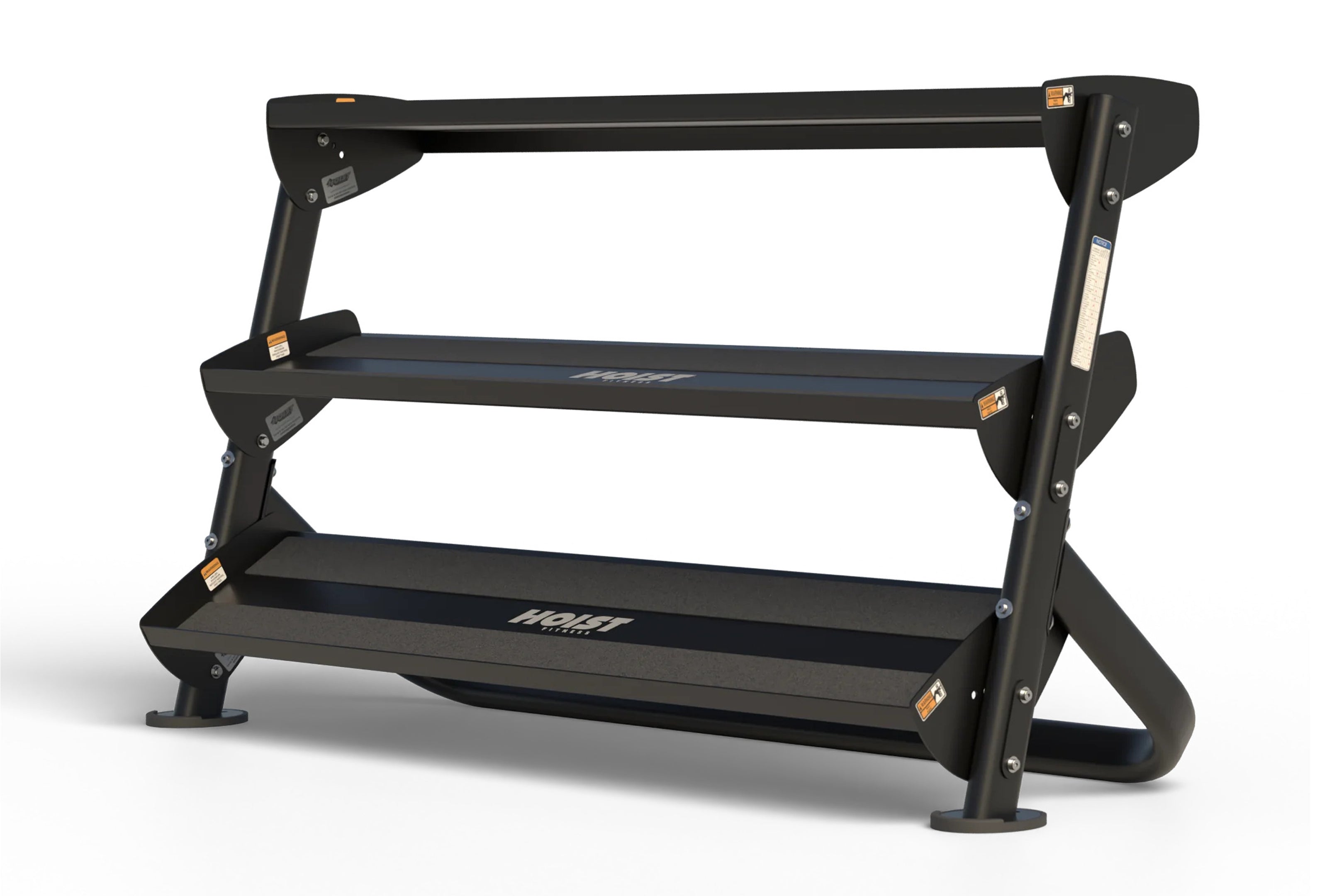 Heavy Duty 60 Dumbbell Rack with Optional 3rd Tier - HF 5461 OPT 60 | Gym Equipment Storage for Home & Commercial Use | Perfect for Weight Training & Fitness Centers