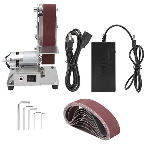 Mini Electric Belt Sander 775 - Multifunctional DIY Polishing & Grinding Machine with 110-240V (US Plug) - Perfect for Woodworking, Metal Craft & Home Renovation Projects