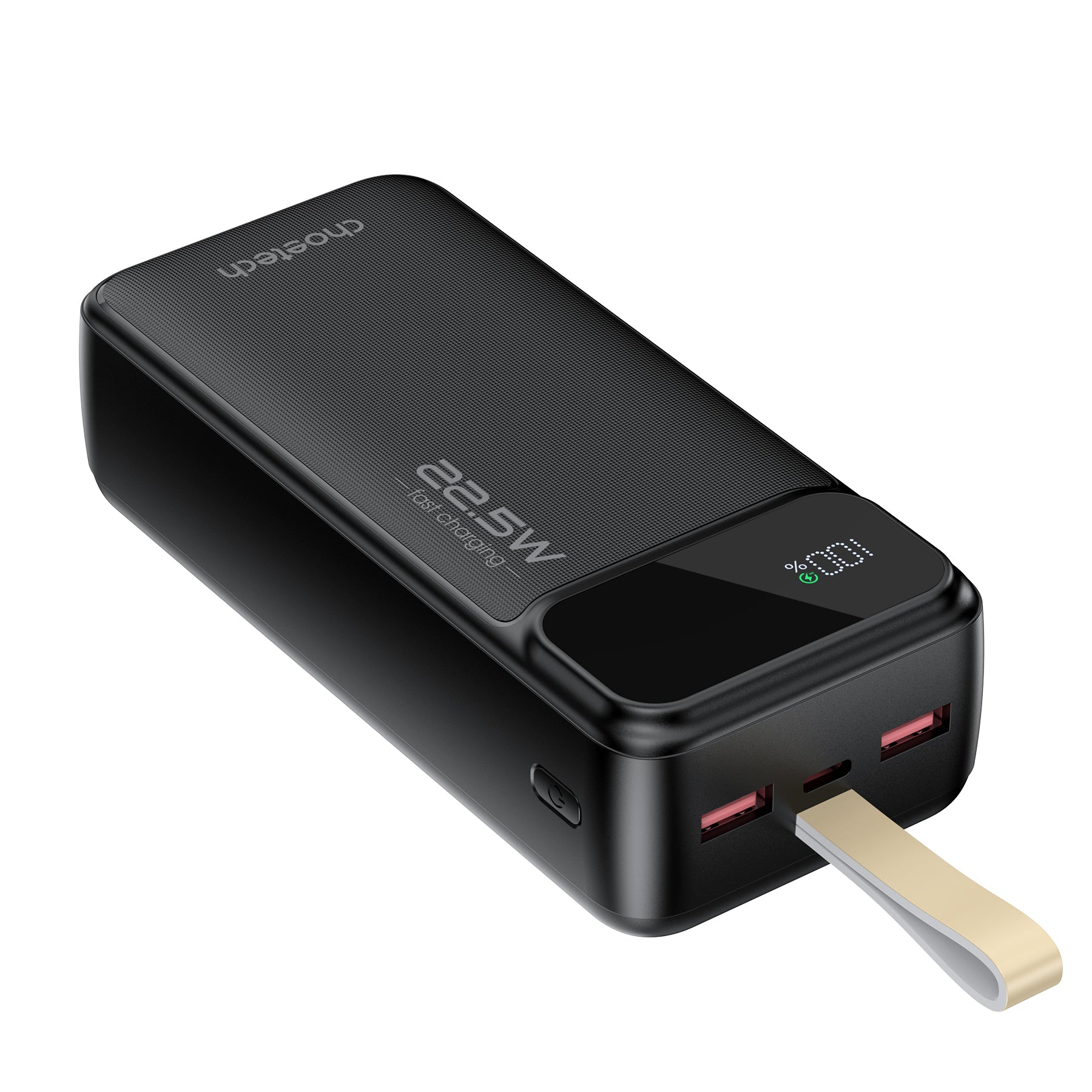 Choetech 30000mAh Portable Charger - 22.5W Fast Charging Power Bank with LED Display, USB C Input/Output for iPhone, Samsung, iPad - Perfect for Travel, Camping & Emergency Backup