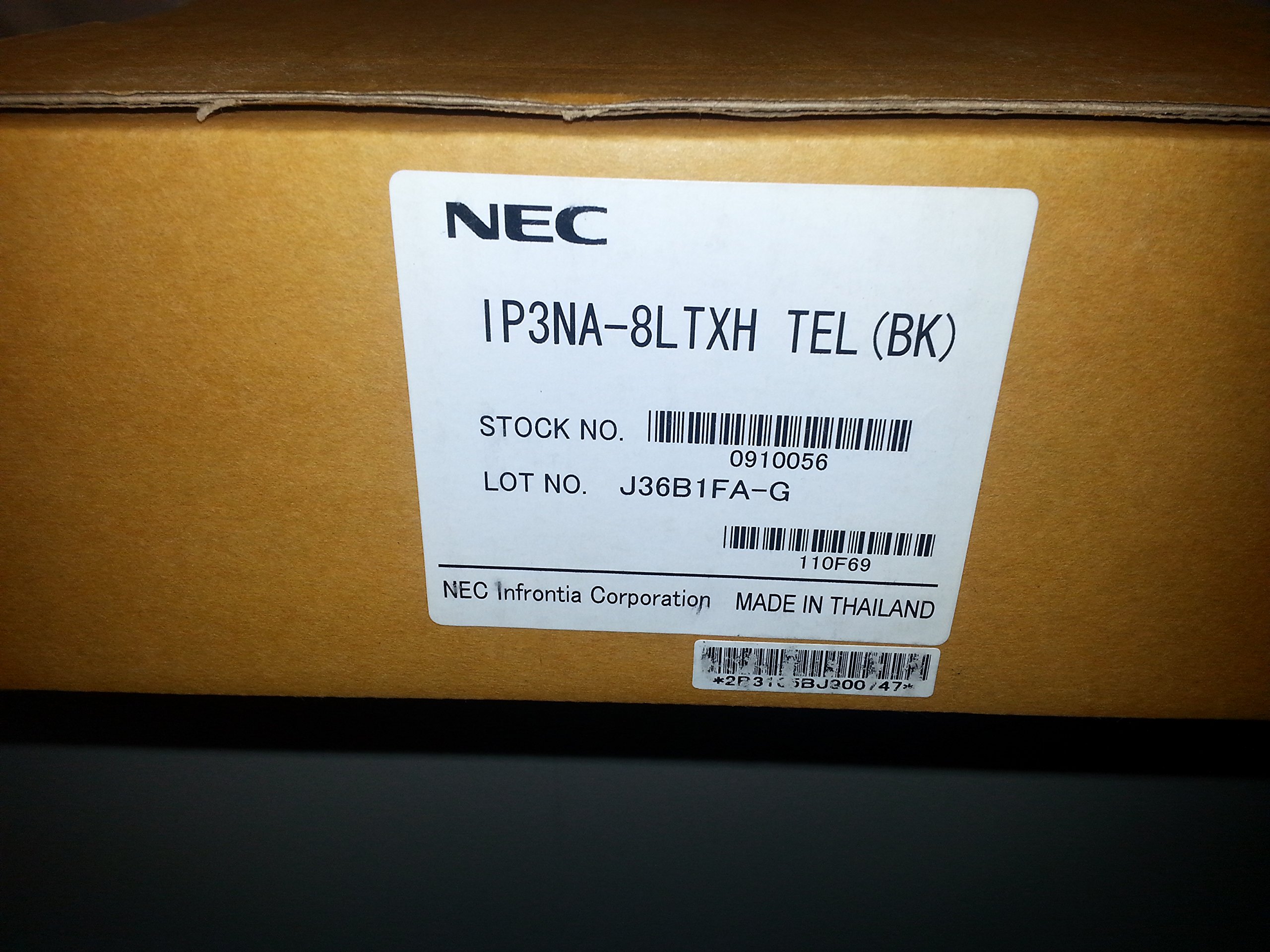 NEC UX5000 DG-32e DESI Less Display Phone Black (Part# 0910056 / IP3NA-8LTXH) - Business VoIP Office Phone System for Call Centers & Corporate Communications