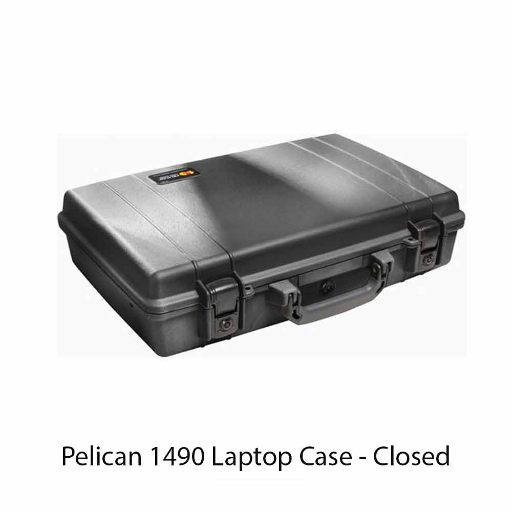 Pelican 1490 Waterproof Hard Case with Customizable Foam Insert - Durable Laptop & Electronics Travel Case for Business, Photography & Outdoor Adventures