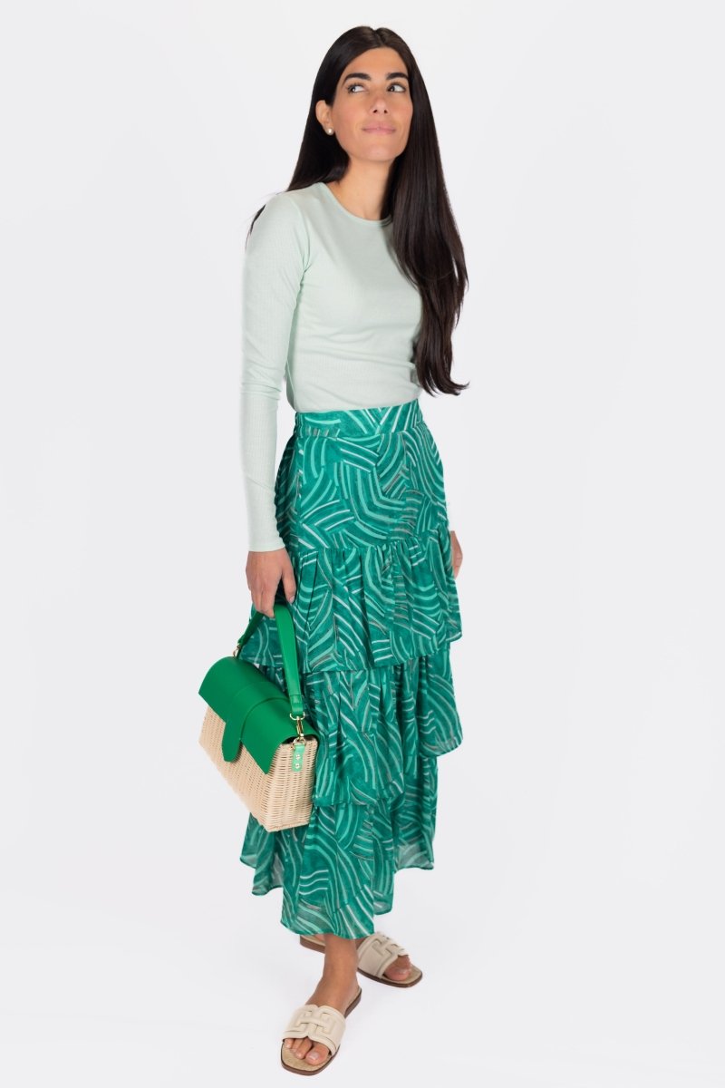 Renee Tee in Mint Green - Women's Casual Short Sleeve T-Shirt | Perfect for Everyday Wear, Summer Outfits & Lounge