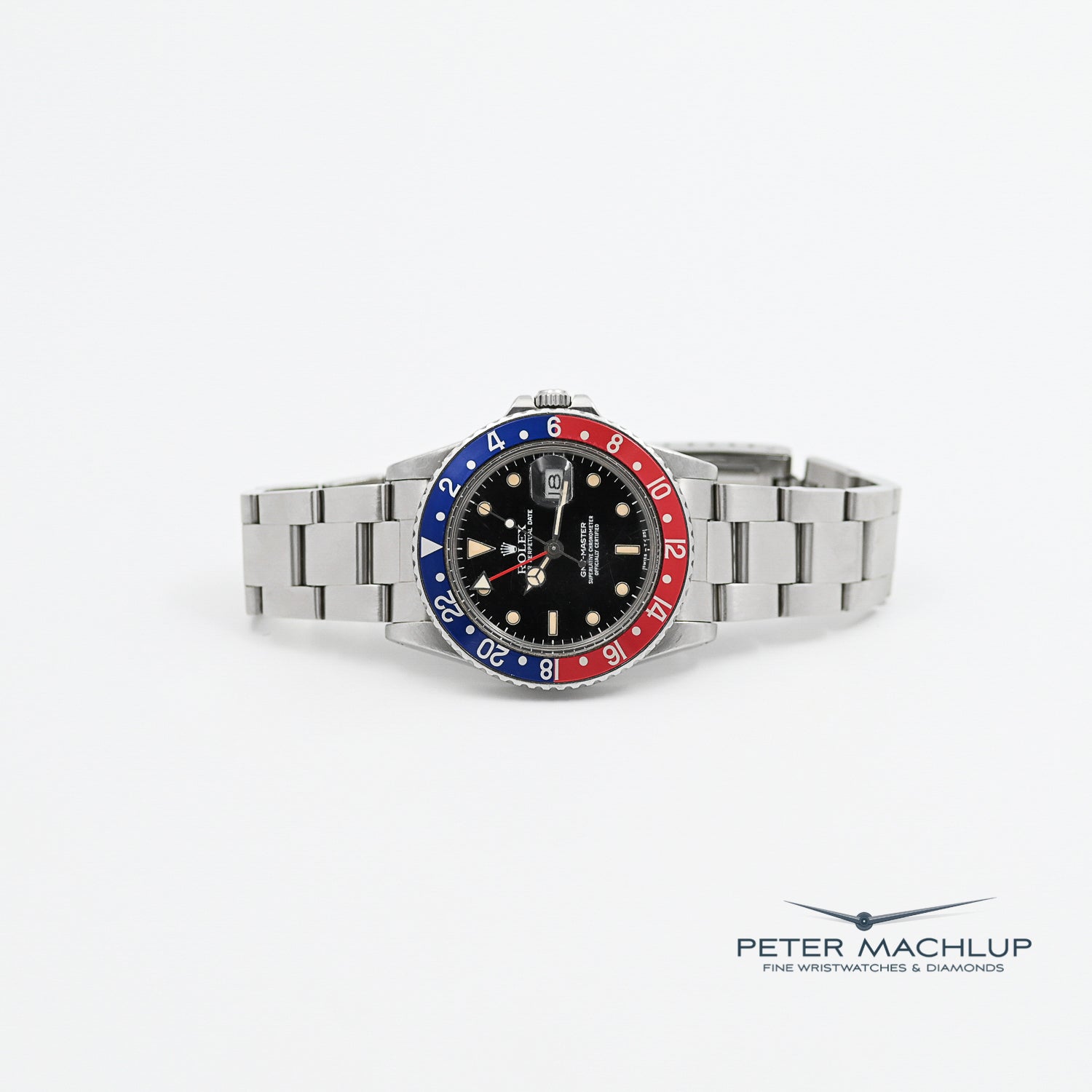 Vintage Rolex GMT-Master 40mm Stainless Steel Watch 1986 - Perfect for Travel, Business & Luxury Collectors