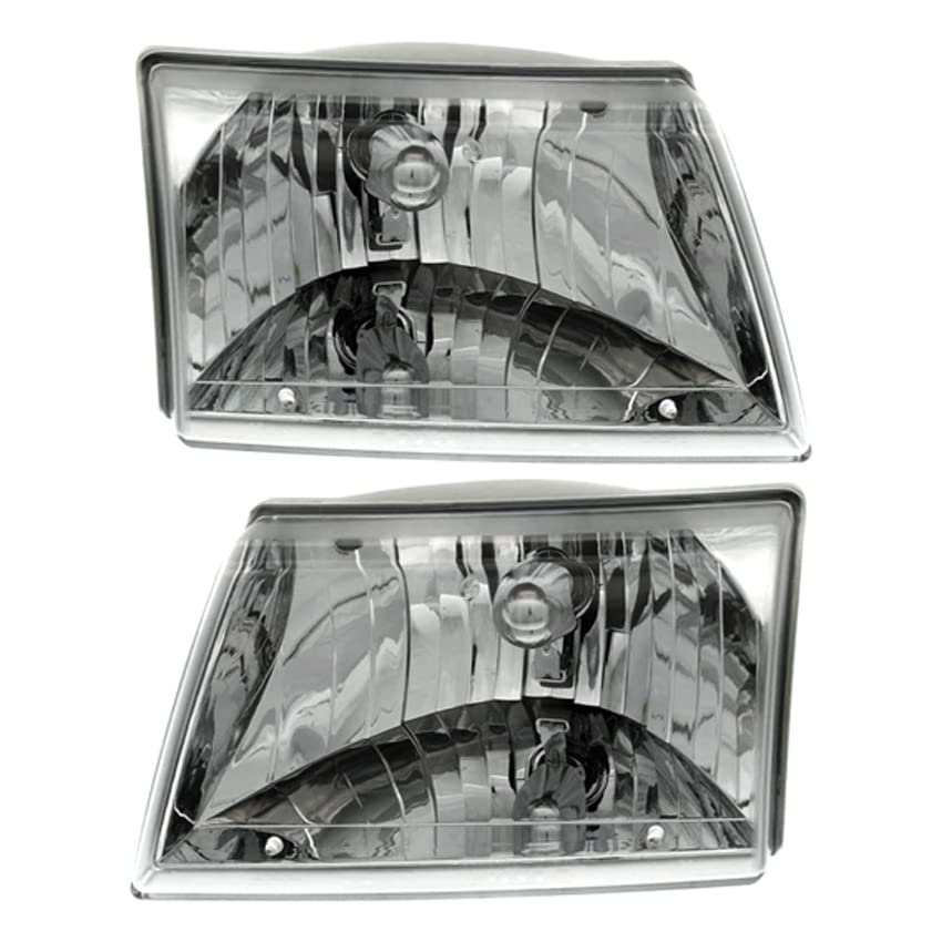 RAREELECTRICAL New Halogen Headlight Bulb Replacement for Mazda B3000 DS Extended Cab 2001-2008 - Compatible with Part Numbers 1FAA-51-030, 1FAA51030, 1FAA-51-040, 1FAA51040, MA2503117, MA2502117 - Perfect for Night Driving & Off-Road Adventures