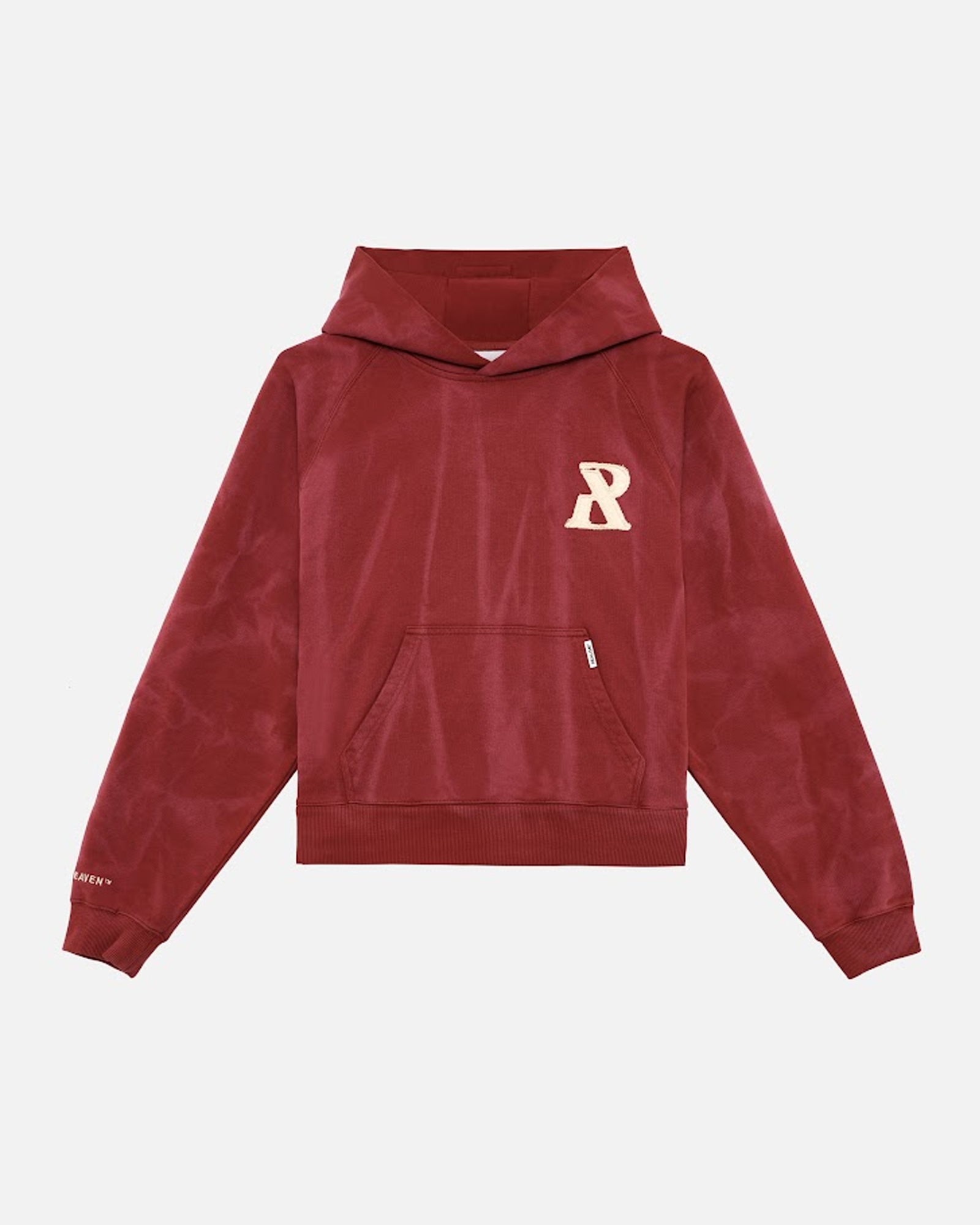 SSS Realism Legacy Hoodie - Washed Carmine Red Pullover for Men & Women | Cozy Fleece Streetwear for Casual Outfits & Winter Layering