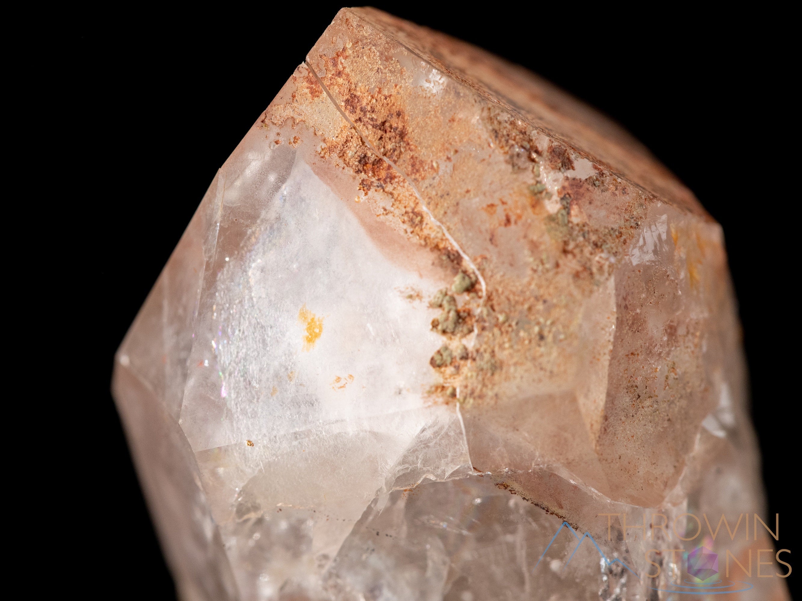 Natural MESSINA QUARTZ Raw Crystal with Kaolinite Spheres - Healing Stone for Home Decor, Housewarming Gift & Spiritual Energy - Perfect for Meditation, Office Desk & Feng Shui Decorations (39207)