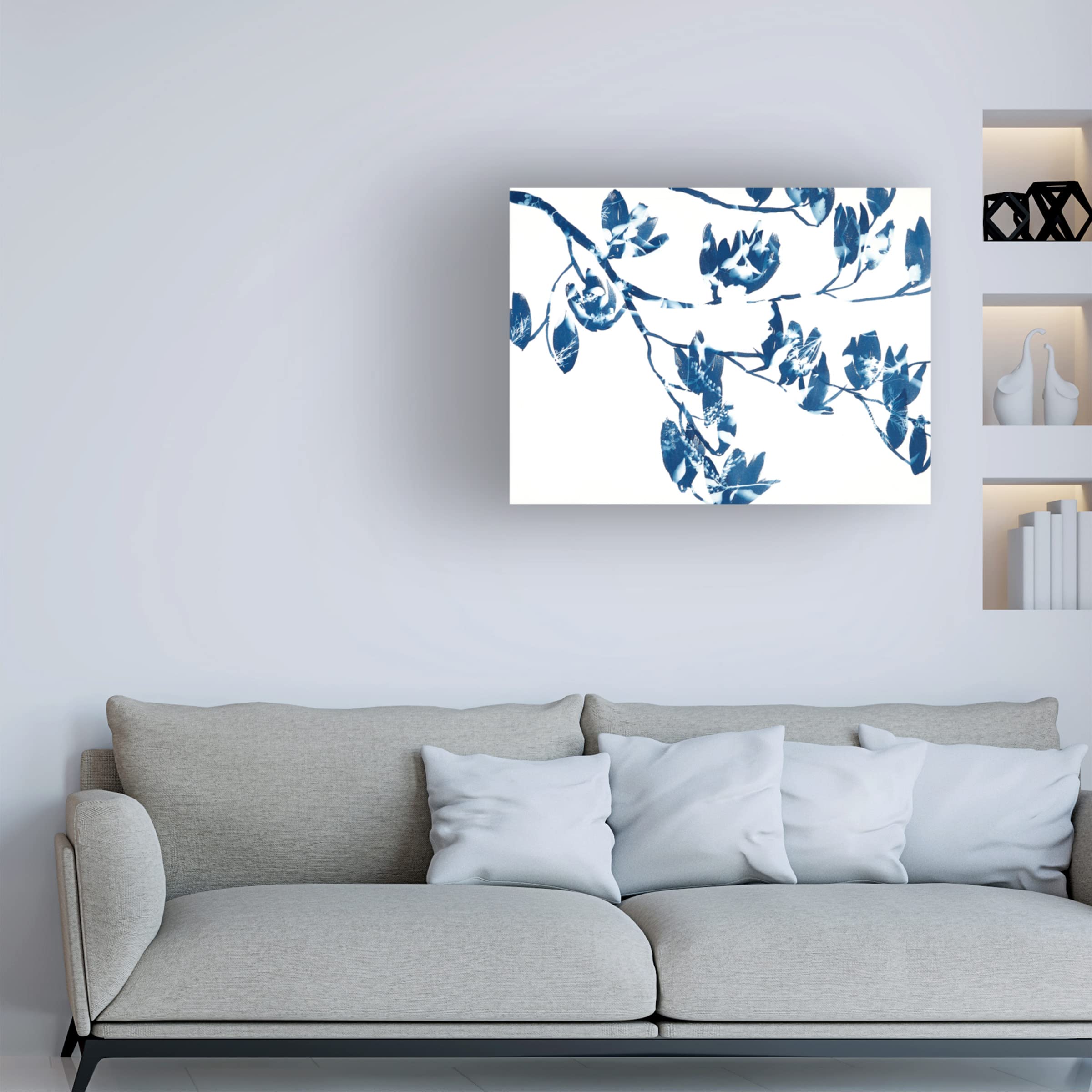 Trademark Fine Art 'Magnolia' Floral Canvas Wall Art by Cynthia MacCollum - Perfect for Living Room, Bedroom & Office Decor