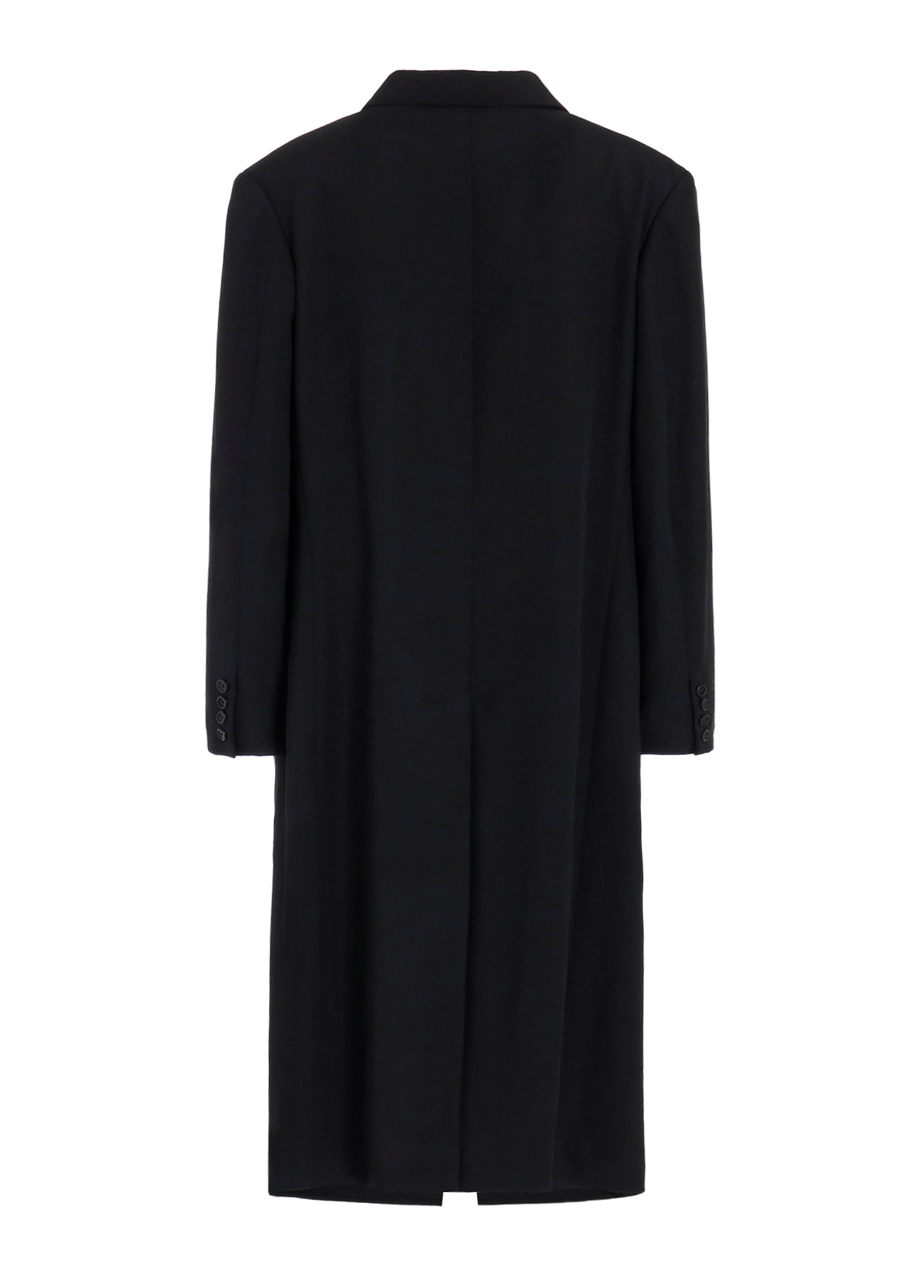 2/60 Wool Gabardine Single Long Jacket for Women - Classic Elegant Outerwear for Office, Business, and Formal Occasions