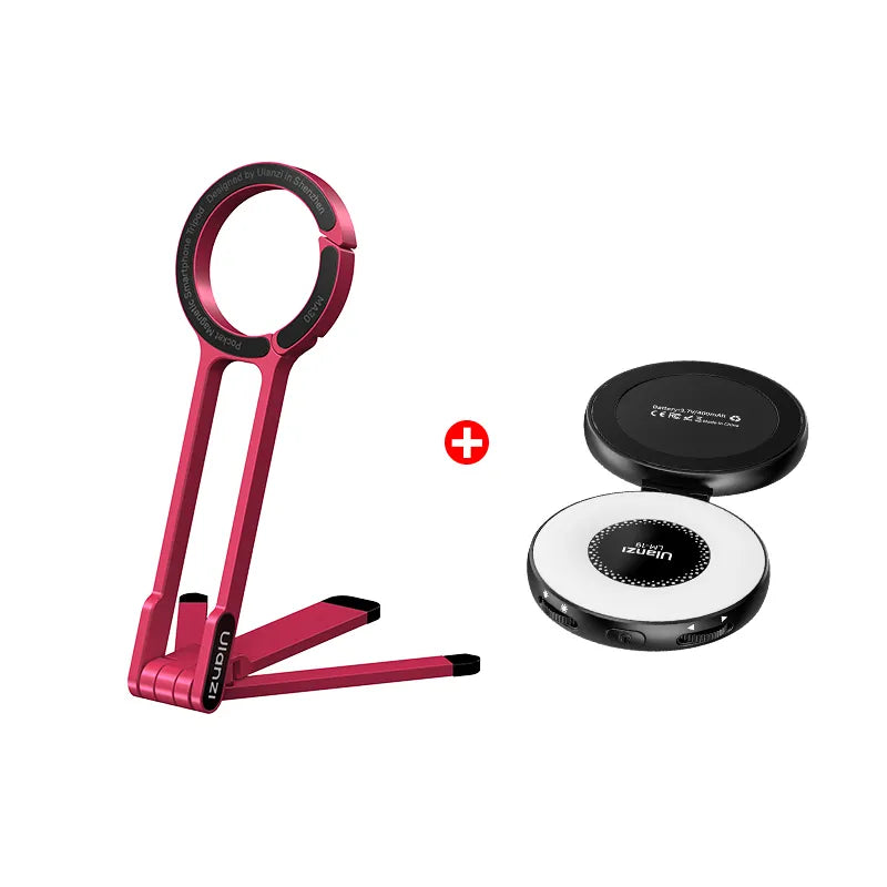 Ulanzi MA30 Clip-On Phone Tripod Stand - Adjustable Mount for Smartphones, Vlogging, Photography & Live Streaming | Perfect for Travel, Hiking & Outdoor Adventures