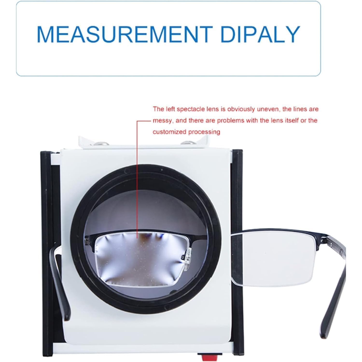 LED Lens Stress Tester with Adjustable Brightness - Authentic Crystal Detector for Optical Lenses, Polarizers & Eyeglasses - Perfect for Jewelry Appraisal, Optical Labs and Eyewear Quality Control