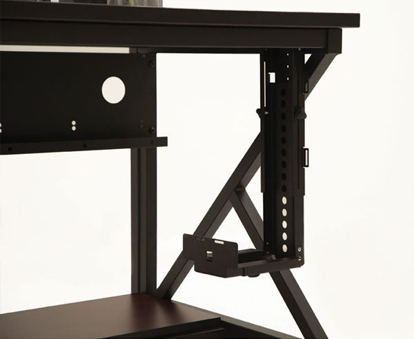 Adjustable CPU Holder - Computer Component Shelf for PC Build & Organization - Perfect for Gaming Setup, Home Office & Workstation Storage