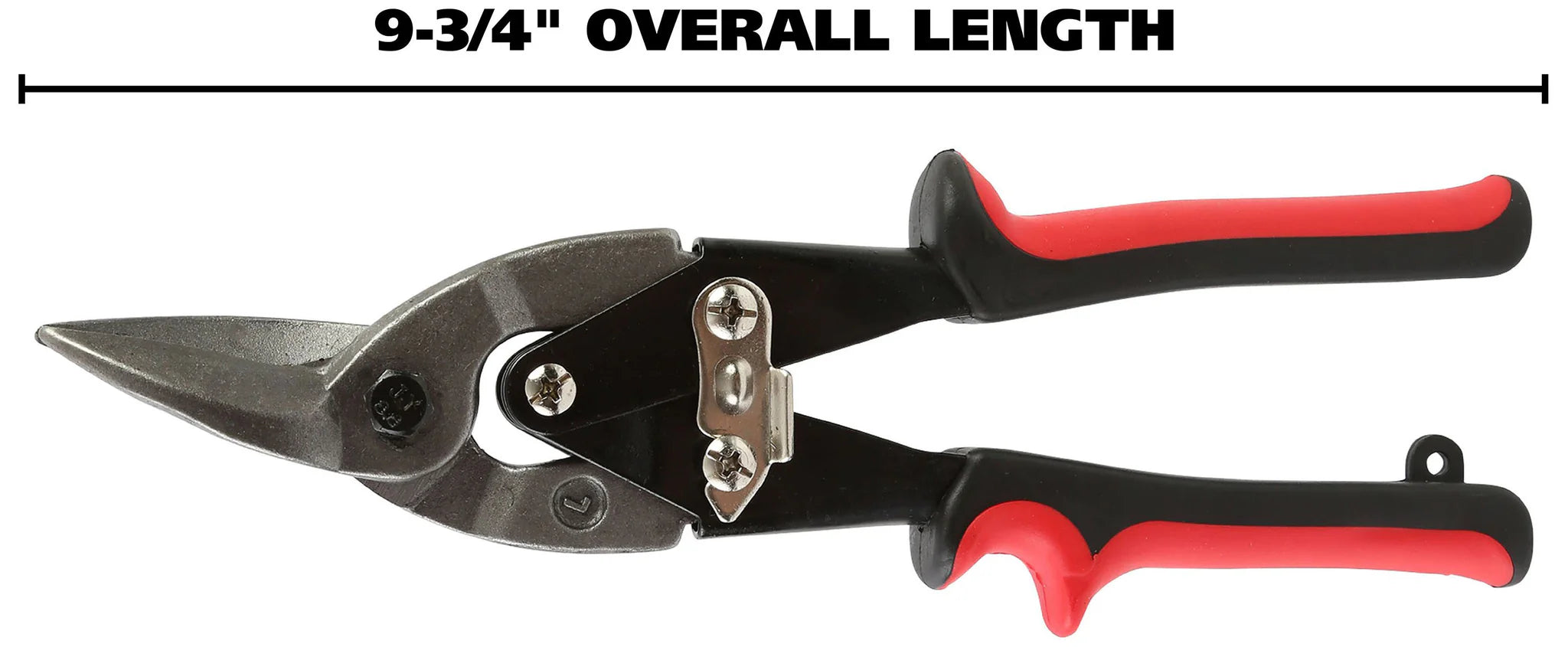 GreatNeck TA10L Left Cut Aviation Snips - Heavy Duty Metal Cutting Shears for HVAC, Roofing & DIY Projects | Durable Tin Snips for Sheet Metal & Aluminum Work