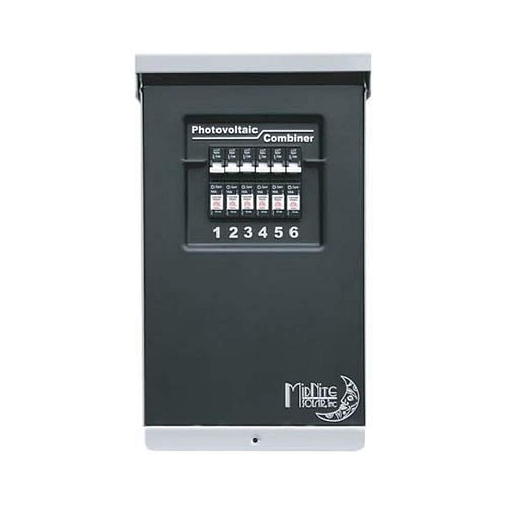 MidNite Solar MNPV6-250 250V 6 String PV Combiner Box for Solar Panel Systems - Perfect for Home, RV & Off-Grid Solar Installations