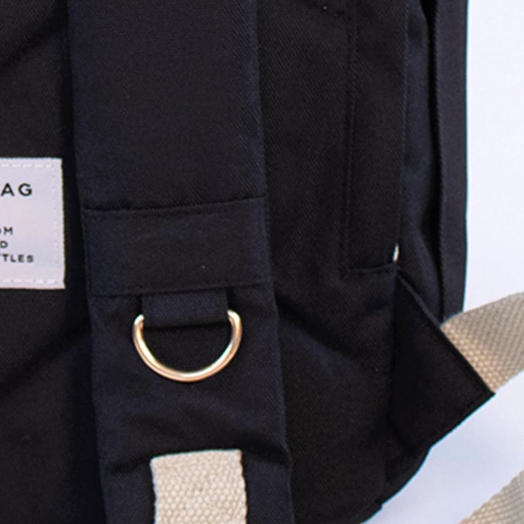 Kind Bags Hackney Medium Backpack - Stylish & Durable Black Backpack for Work, Travel & School | Water-Resistant & Spacious Design