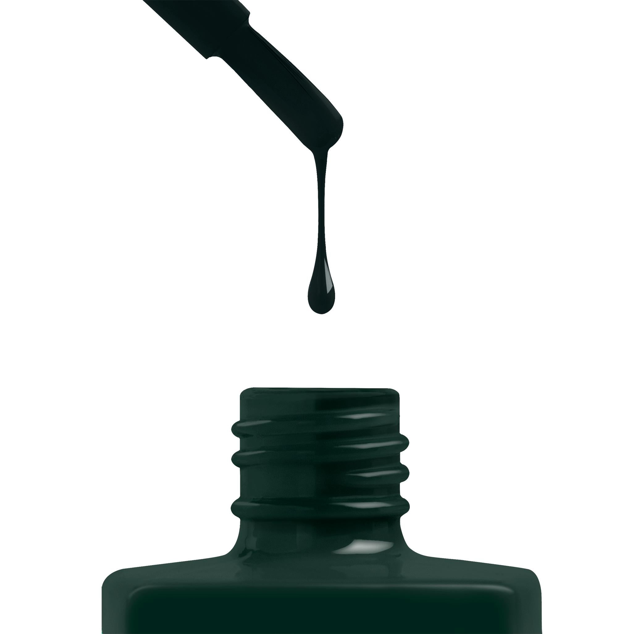 Apres Gel Polish Color - Pine & Fir Green Nail Polish for Manicures & Pedicures | Perfect for Fall & Winter Nail Art Designs