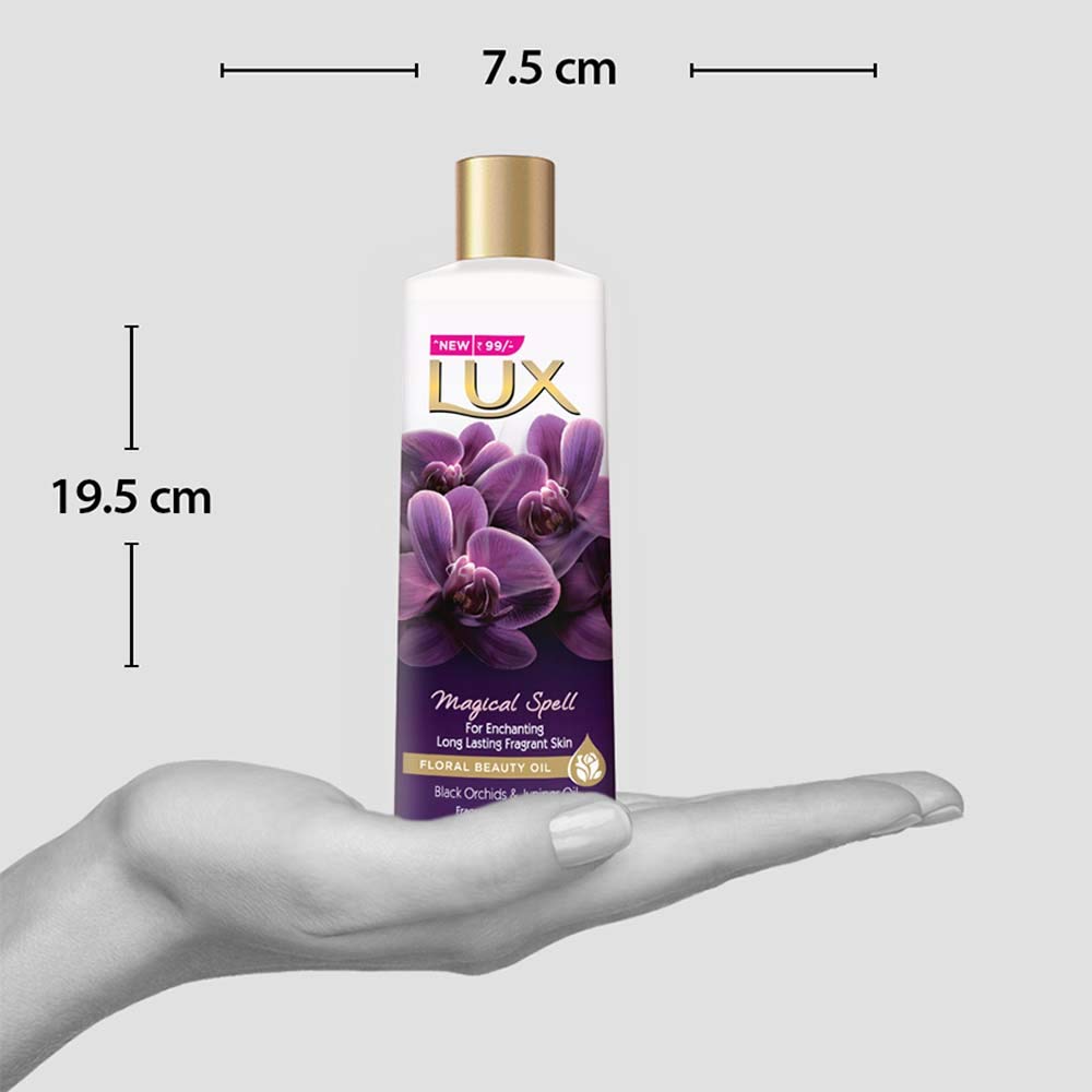 Lux Magical Spell Body Wash with Black Orchids & Juniper Oil - 8oz/235ml - Moisturizing & Aromatherapy Shower Gel for Relaxation & Self-Care Rituals