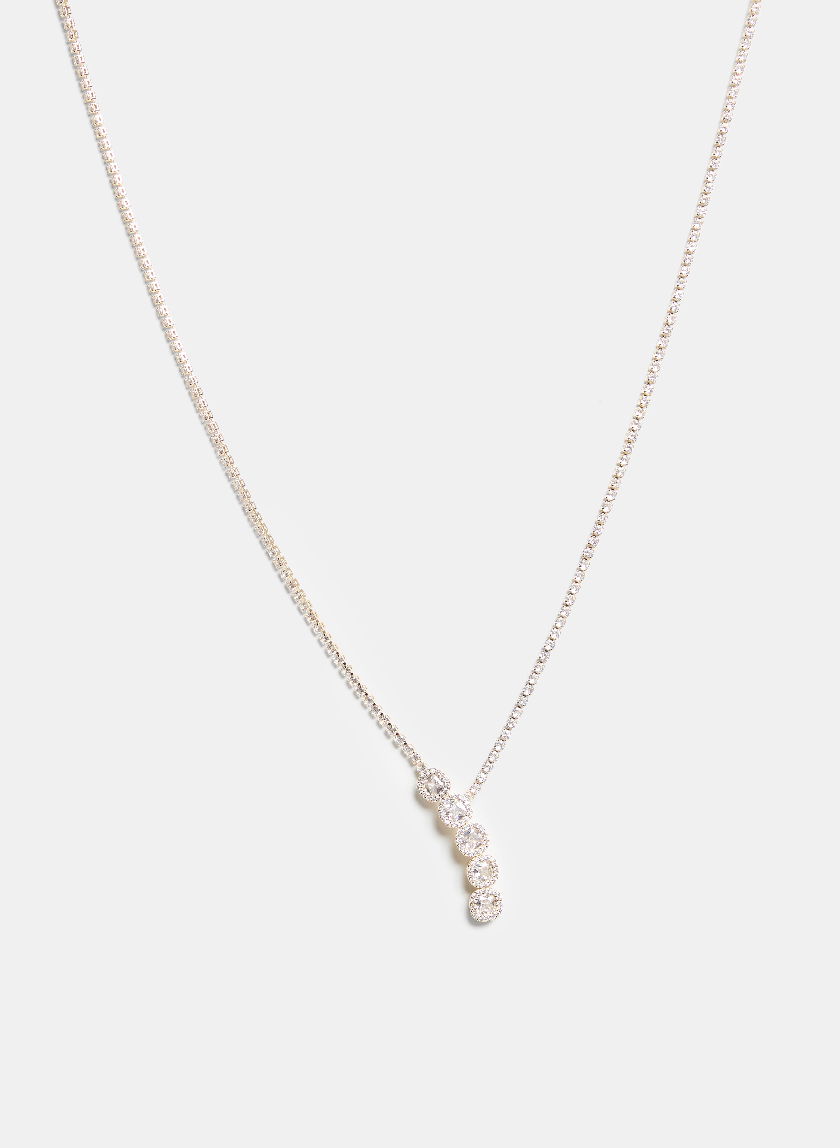 Elegant Curved Pendant Necklace for Women - 925 Sterling Silver Minimalist Jewelry Gift for Her - Perfect for Date Night & Special Occasions