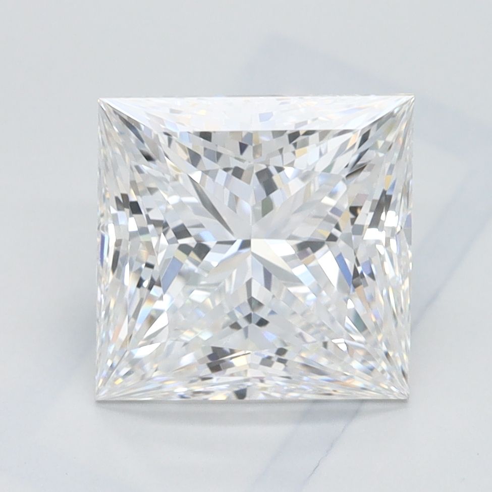 2.3 Carat D VVS2 Princess Cut Lab-Grown Diamond - Perfect for Engagement Rings, Wedding Bands & Anniversary Jewelry