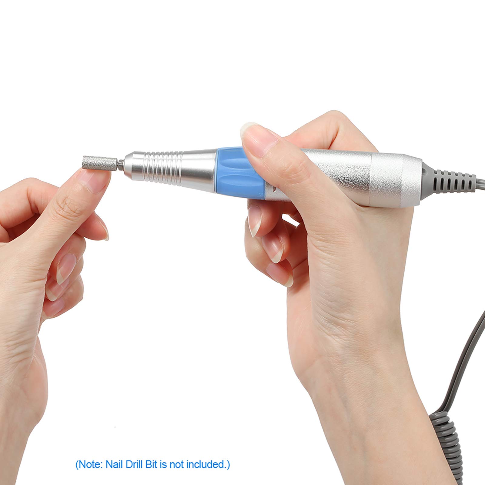 Ubersweet® 30000RPM Professional Electric Nail Drill Pen - Cordless Nail File Handpiece for Manicure & Pedicure - Salon & Home Nail Art Tool - Perfect for Gel Polish Removal & Acrylic Nail Shaping