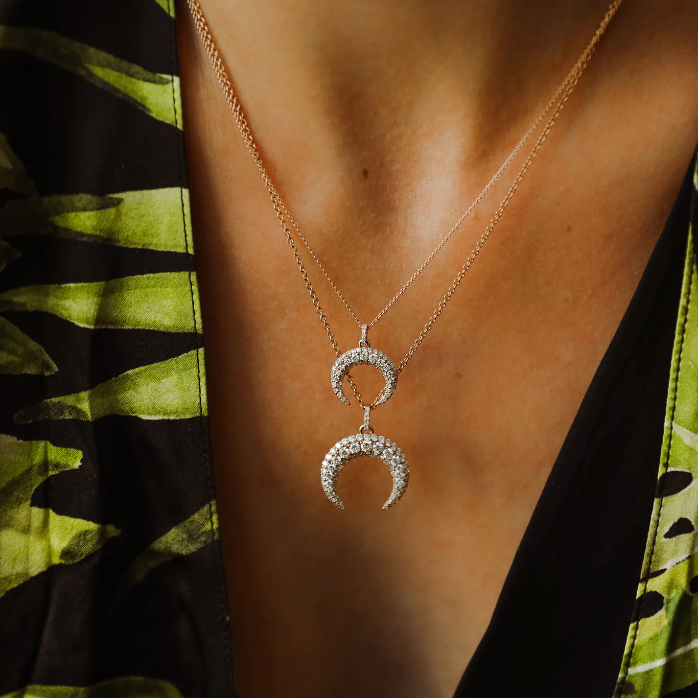 Mini Diamond Dharma Necklace - Elegant Spiritual Jewelry for Women - Perfect for Meditation, Yoga & Everyday Wear