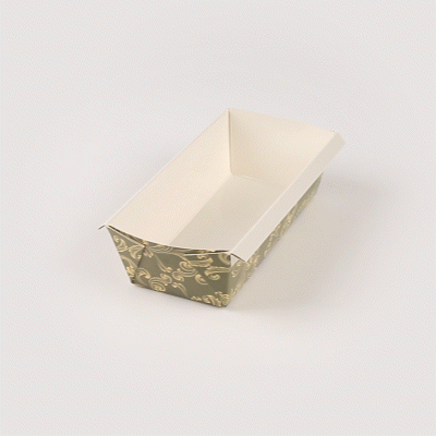 Bake Tek 32 oz Dark Green Vintage Floral Paper Loaf Pans - Greaseproof, Disposable, 8 x 3.75 x 2.25 Inches (100 Count) - Perfect for Homemade Bread, Banana Bread & Holiday Baking Gifts