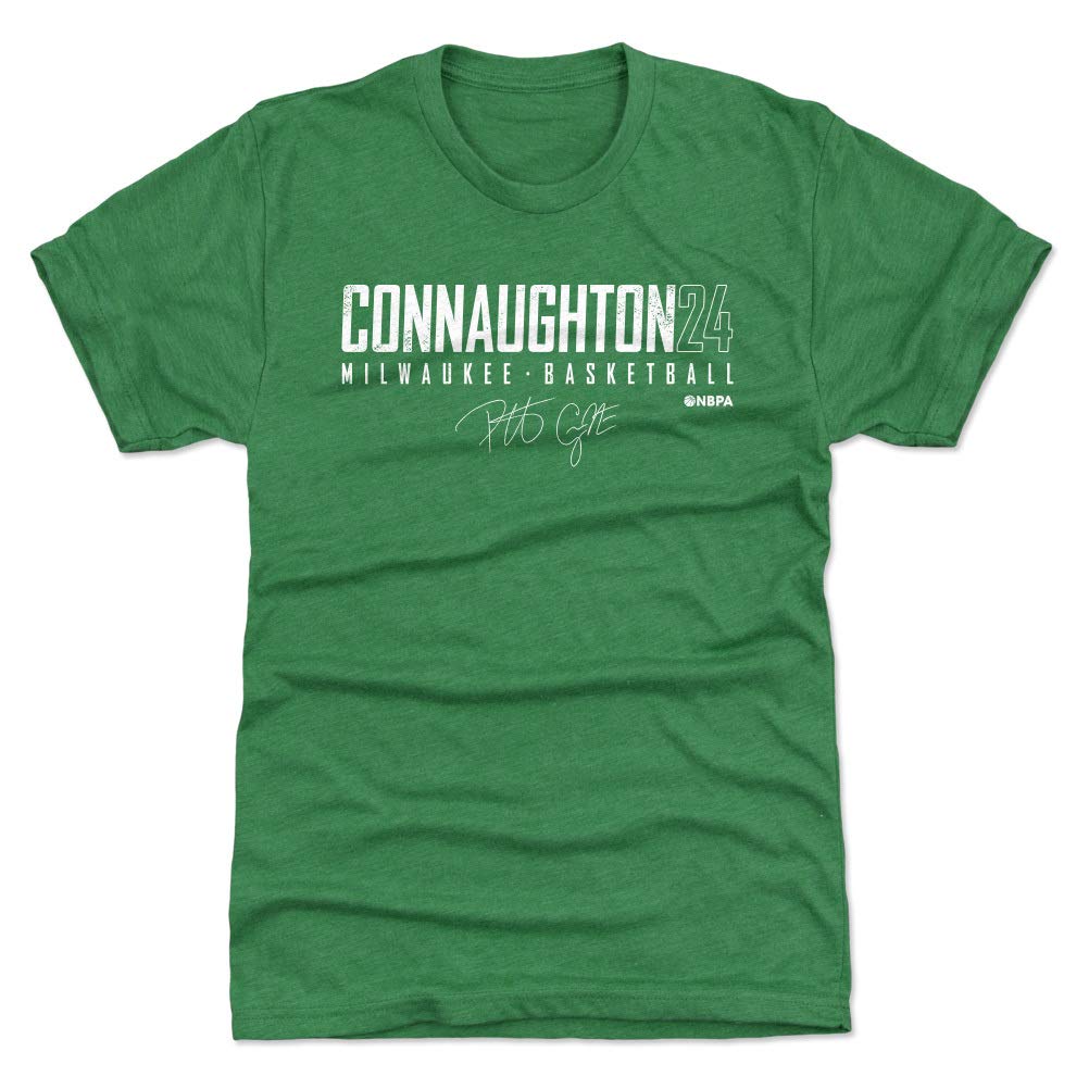 Pat Connaughton Milwaukee Bucks Men's Basketball T-Shirt - Official NBA Player Jersey Tee for Fans & Supporters - Perfect for Game Day, Sports Events, and Casual Wear