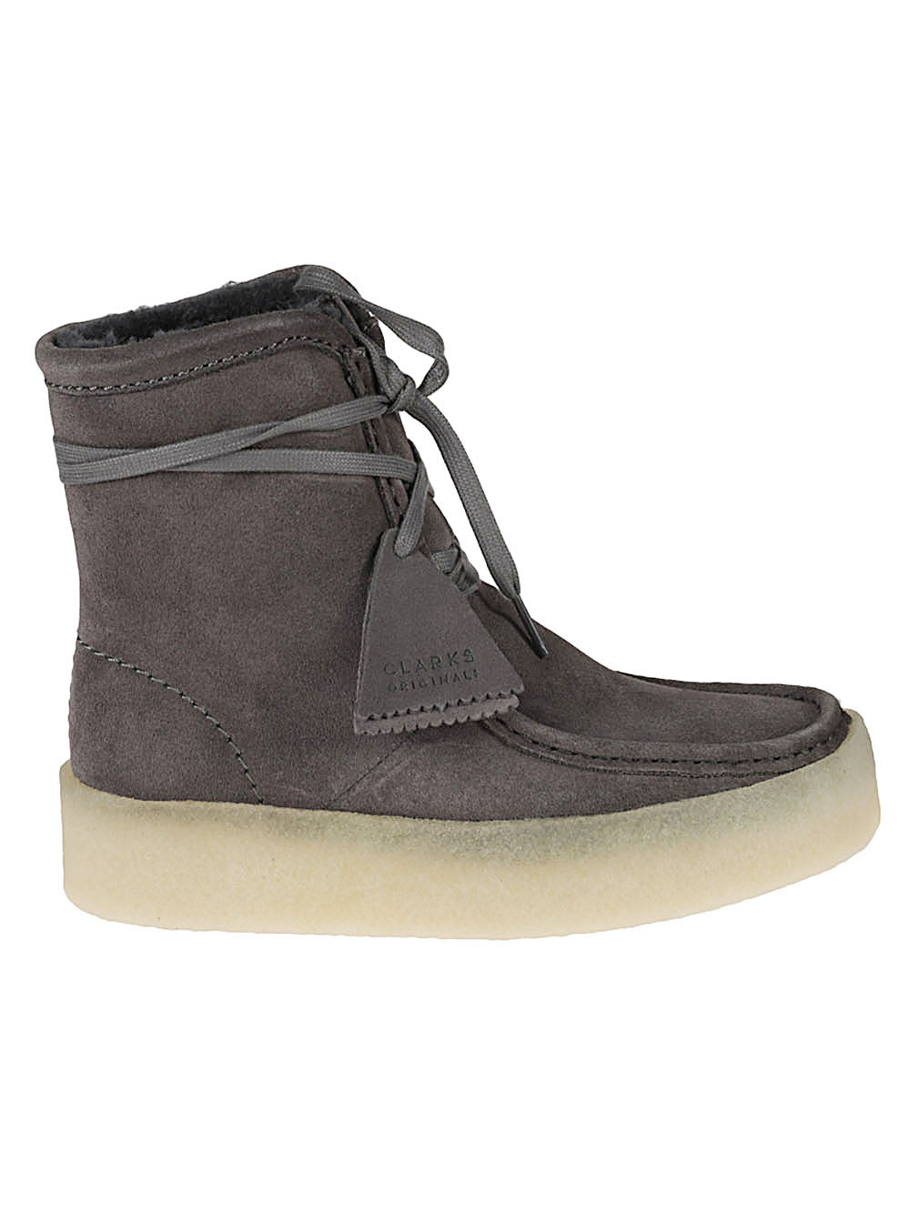 Clarks Grey Leather Boots for Men & Women - Comfortable & Stylish Ankle Boots for Walking, Hiking & Casual Wear