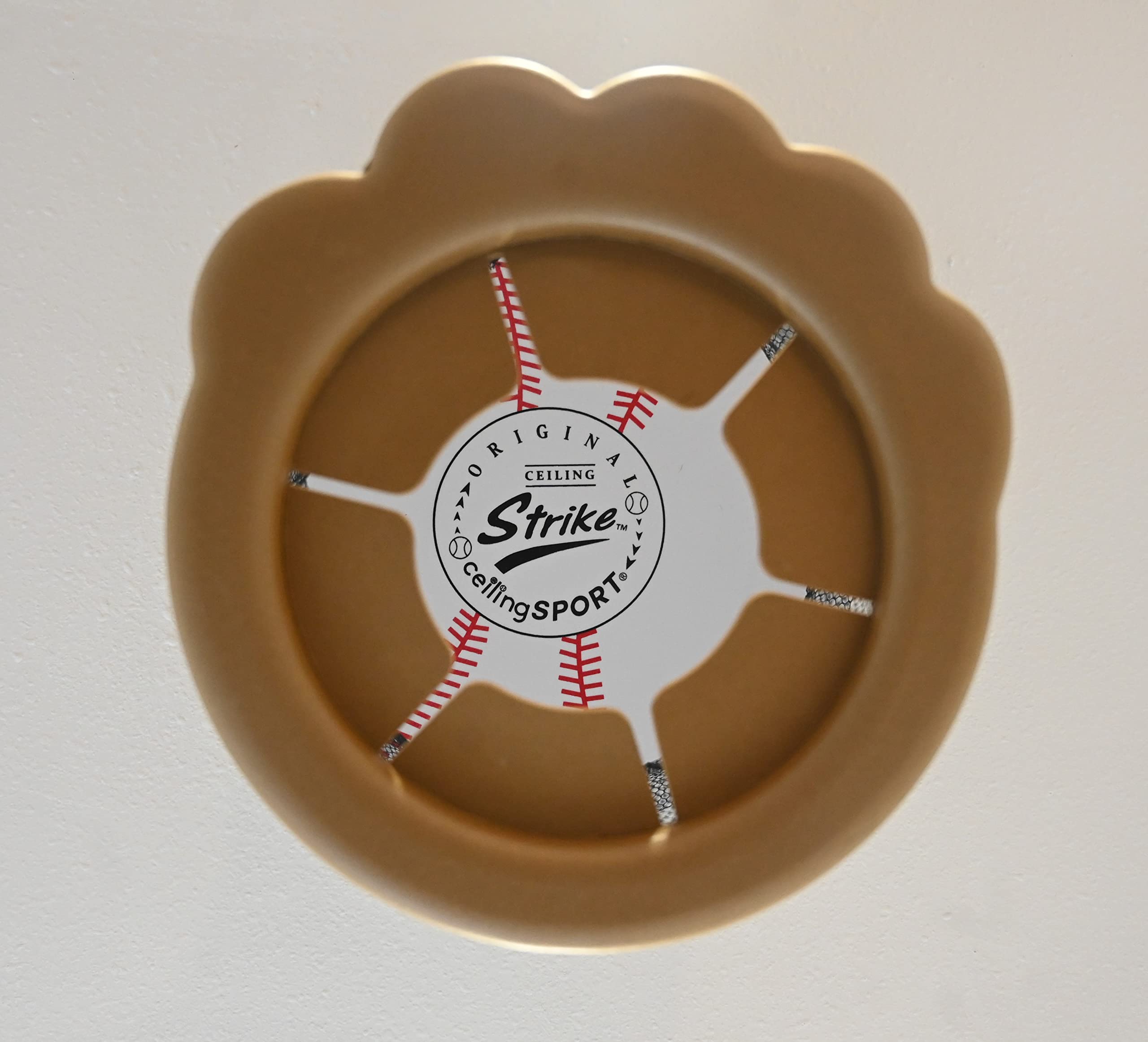 Indoor Baseball Training Set for Kids - Soft Backboard, Net, Mitt & 2 Mini Plush Baseballs | Fun Ceiling Strike Game for Children's Hand-Eye Coordination Practice | Perfect Gift for Young Baseball Enthusiasts | Ideal for Playrooms, Backyards & Birthday Parties