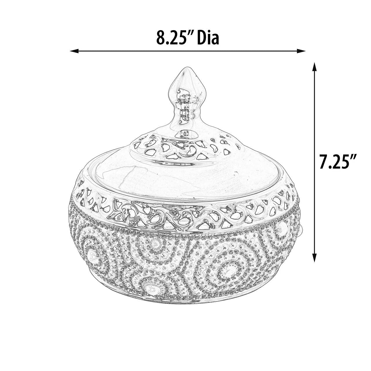 Elegant Gold Pearl Jewelry Box for Women - Decorative Storage for Rings, Necklaces & Earrings - Perfect for Gifts, Vanity & Travel Accessories