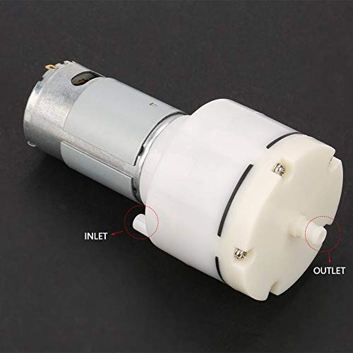 24V Mini Air Pump - Compact, Low Noise, Fast Filling DC Vacuum Suction Pump for Aquariums, Inflatables & Medical Devices