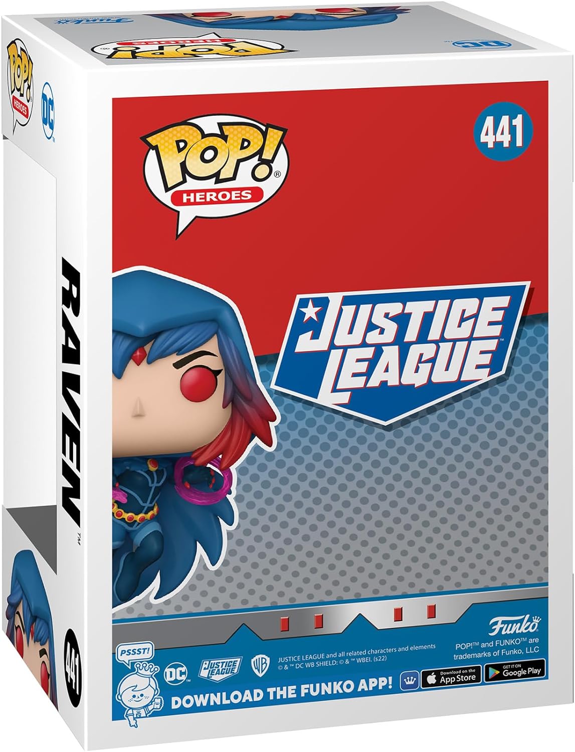 Justice League Raven #441 Action Figure - DC Comics Collectible for Fans & Display - Perfect for Home Decor, Gifts, and Comic Conventions