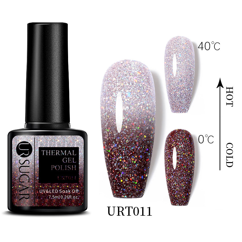 Thermal Color Changing Nail Polish - 7.5ml URT011 Gel for Manicures & Pedicures | Perfect for Nail Art, Parties & Seasonal Designs