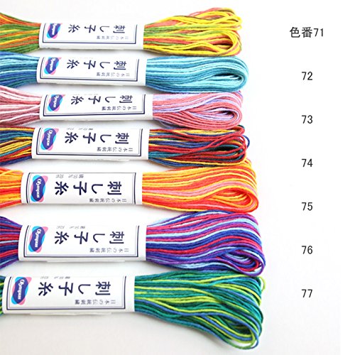 Olympus 20m Thread Skein - Premium Blue & Green Embroidery Floss for Cross Stitch, Needlework & DIY Crafts | Perfect for Handmade Gifts, Scrapbooking & Fabric Arts