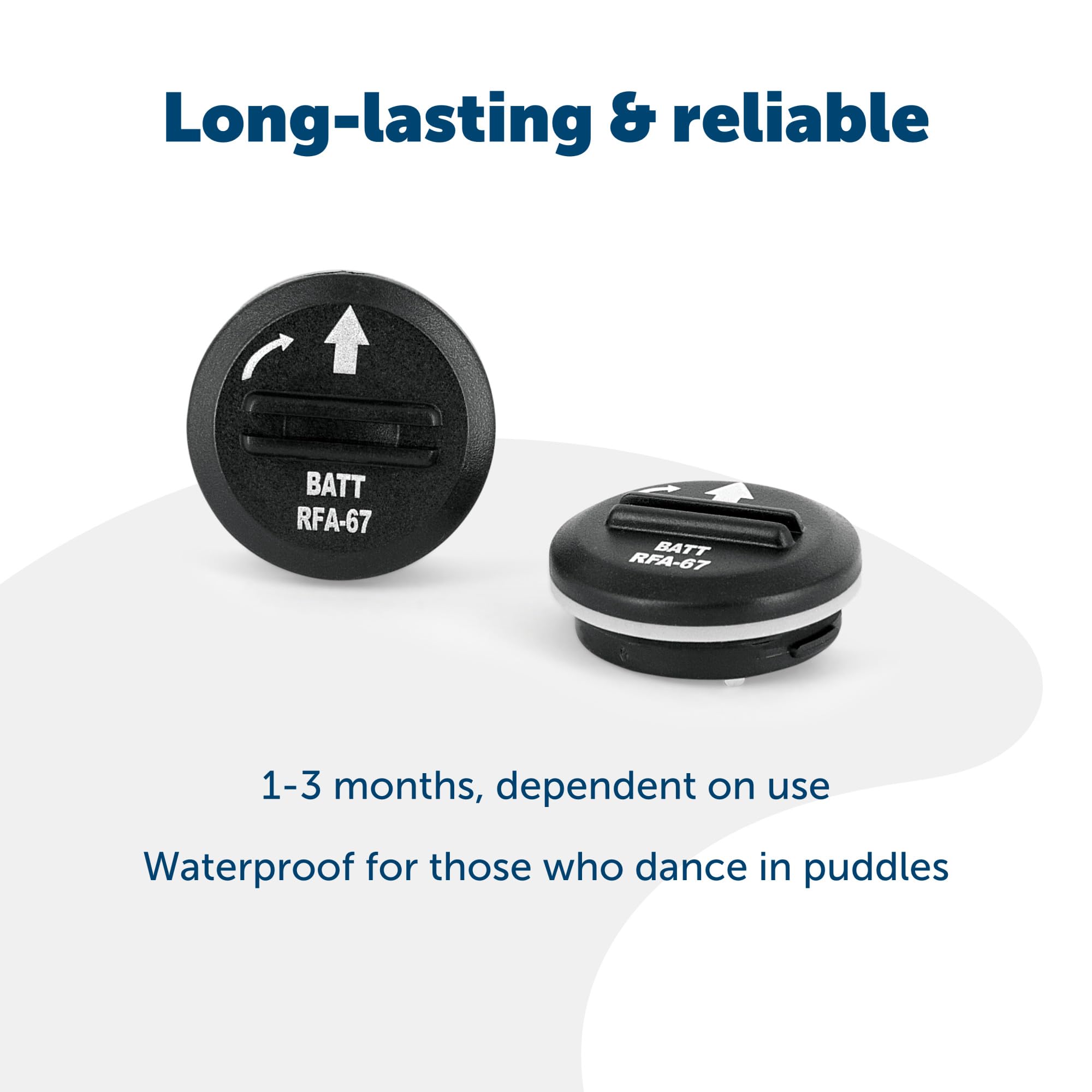 PetSafe RFA-67D-11 Dog Collar Batteries (2 Pack) - Waterproof Lithium Metal Replacement Batteries for Pet Training Collars - Perfect for Outdoor Training & Water Activities