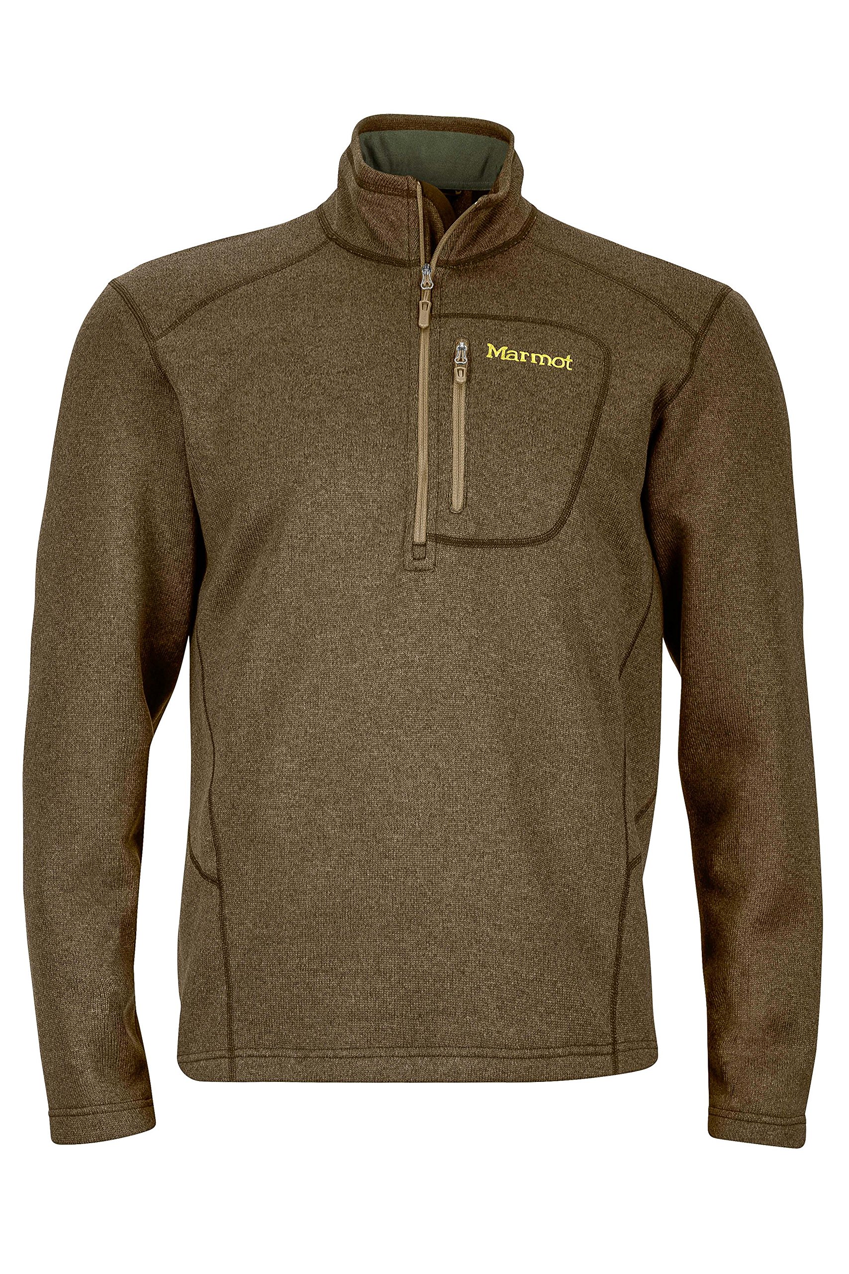 Marmot Men's Drop Line 1/2 Zip Lightweight Fleece Jacket - 100-Weight Sweater Pullover for Hiking, Camping & Outdoor Activities