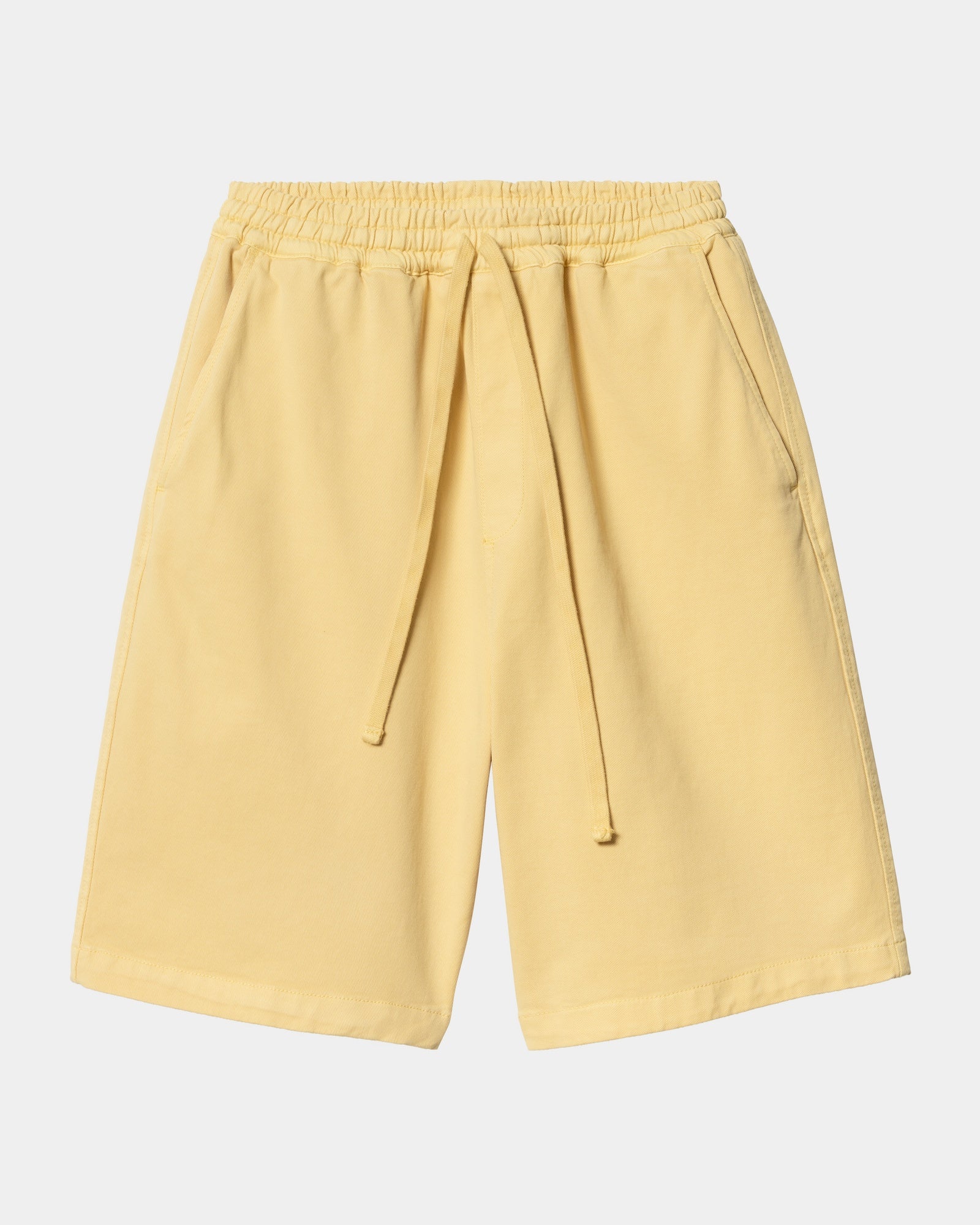 Floyde Shorts for Men - Air Yellow Garment Dyed Casual Shorts | Comfortable Summer Wear for Outdoor Activities & Beach