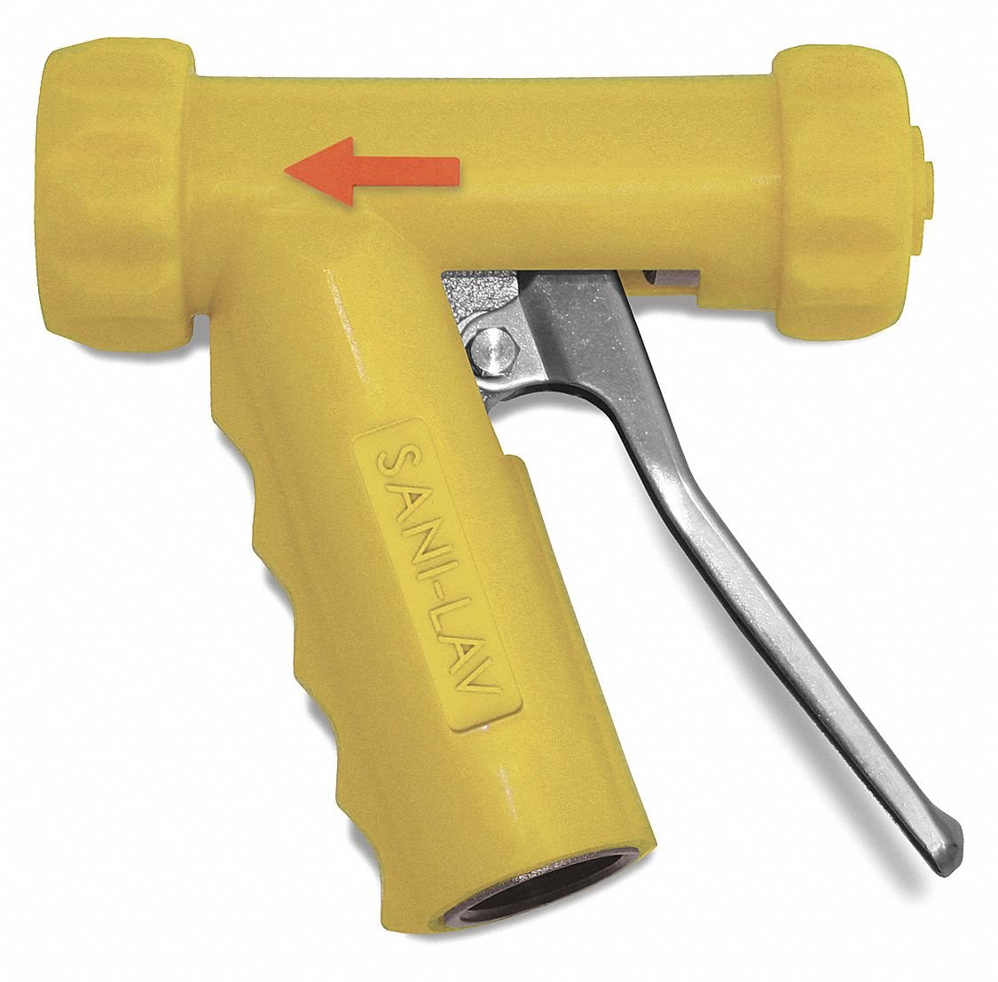 High-Pressure Aluminum Spray Nozzle 4-39/64in Length - 150psi Max for Garden, Car Wash & Industrial Cleaning